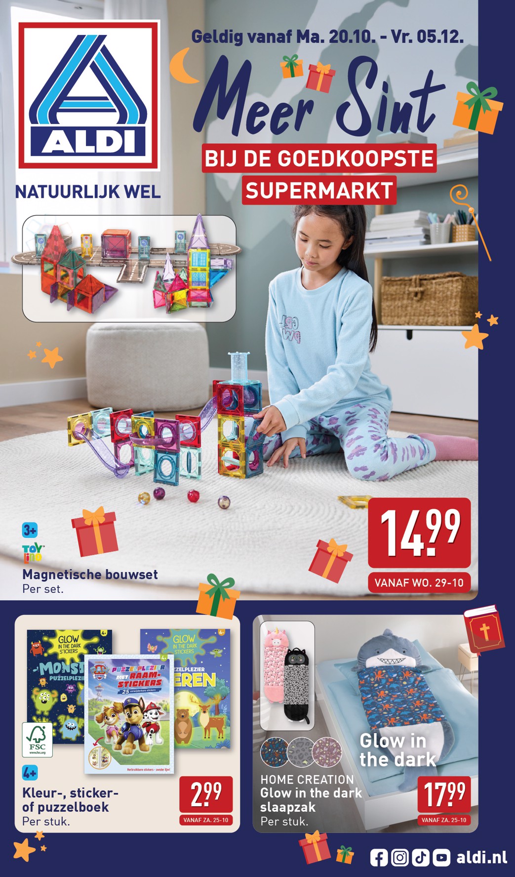 De ALDI - Sint special folder geldig vanaf 20-10 t/m 05-12