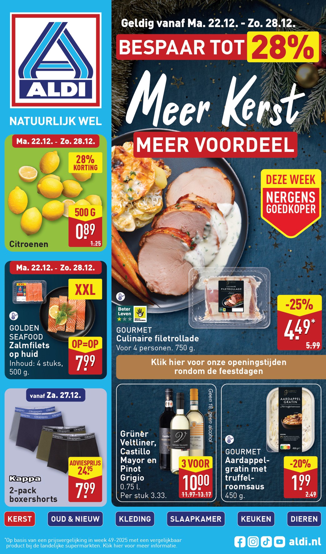 De ALDI folder geldig vanaf 22-12 t/m 28-12