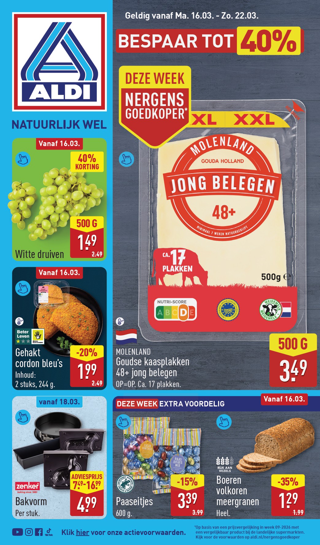 De ALDI folder geldig vanaf 16-03-2026 t/m 22-03-2026