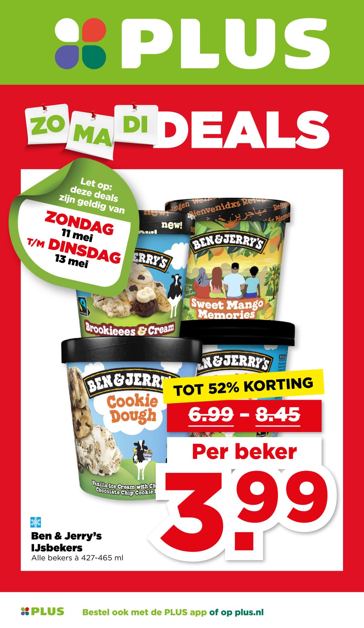 PLUS - Zondag, Maandag, Dinsdag deals folder geldig vanaf 11-05 t/m 13-05
