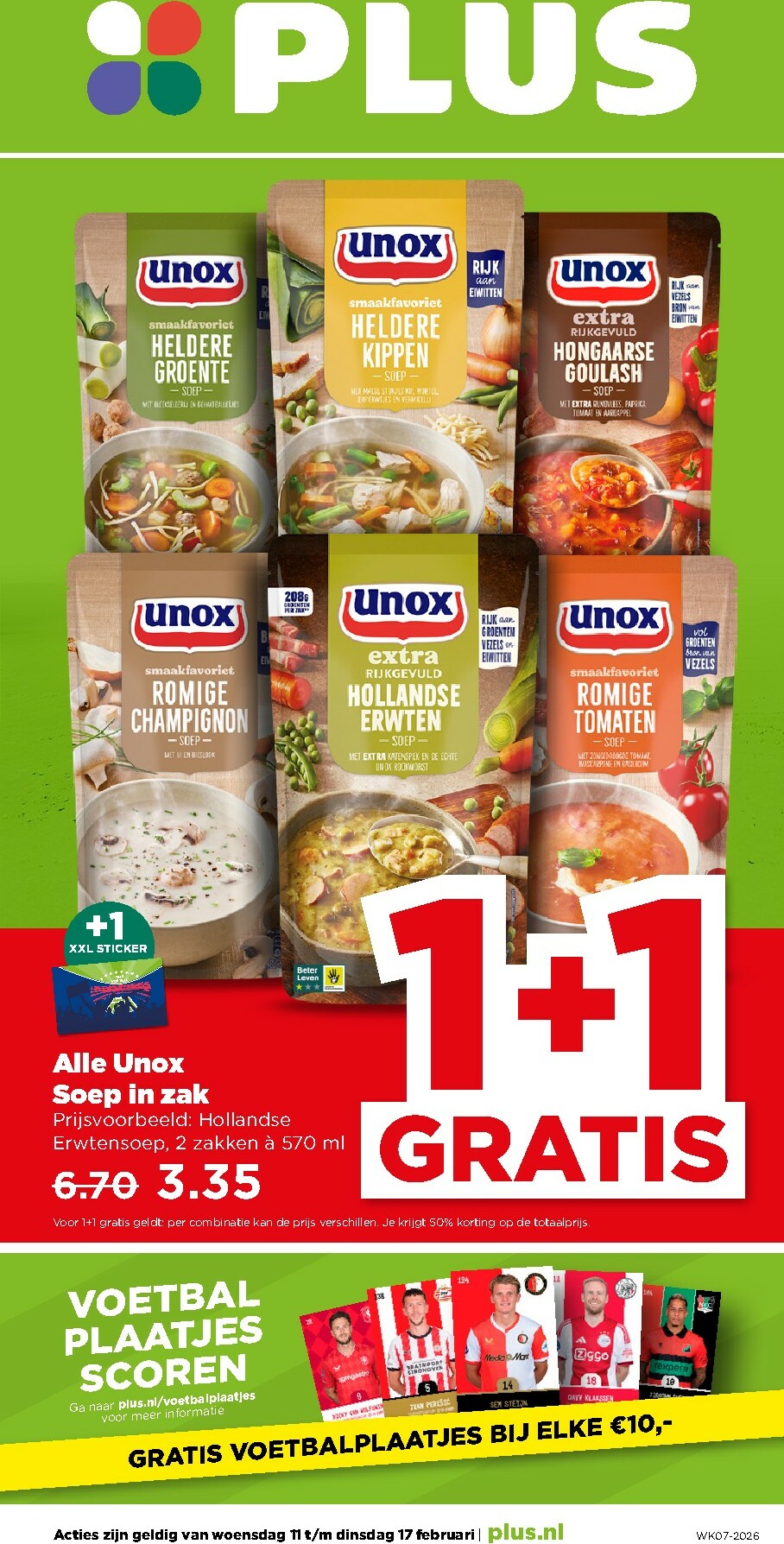 De PLUS folder geldig vanaf 11-02-2026 t/m 17-02-2026