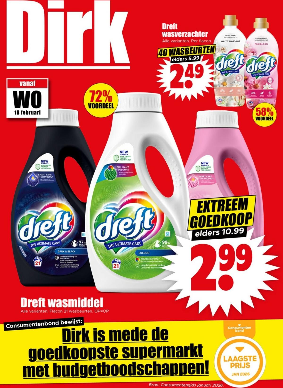 De Dirk folder geldig vanaf 18-02-2026 t/m 24-02-2026