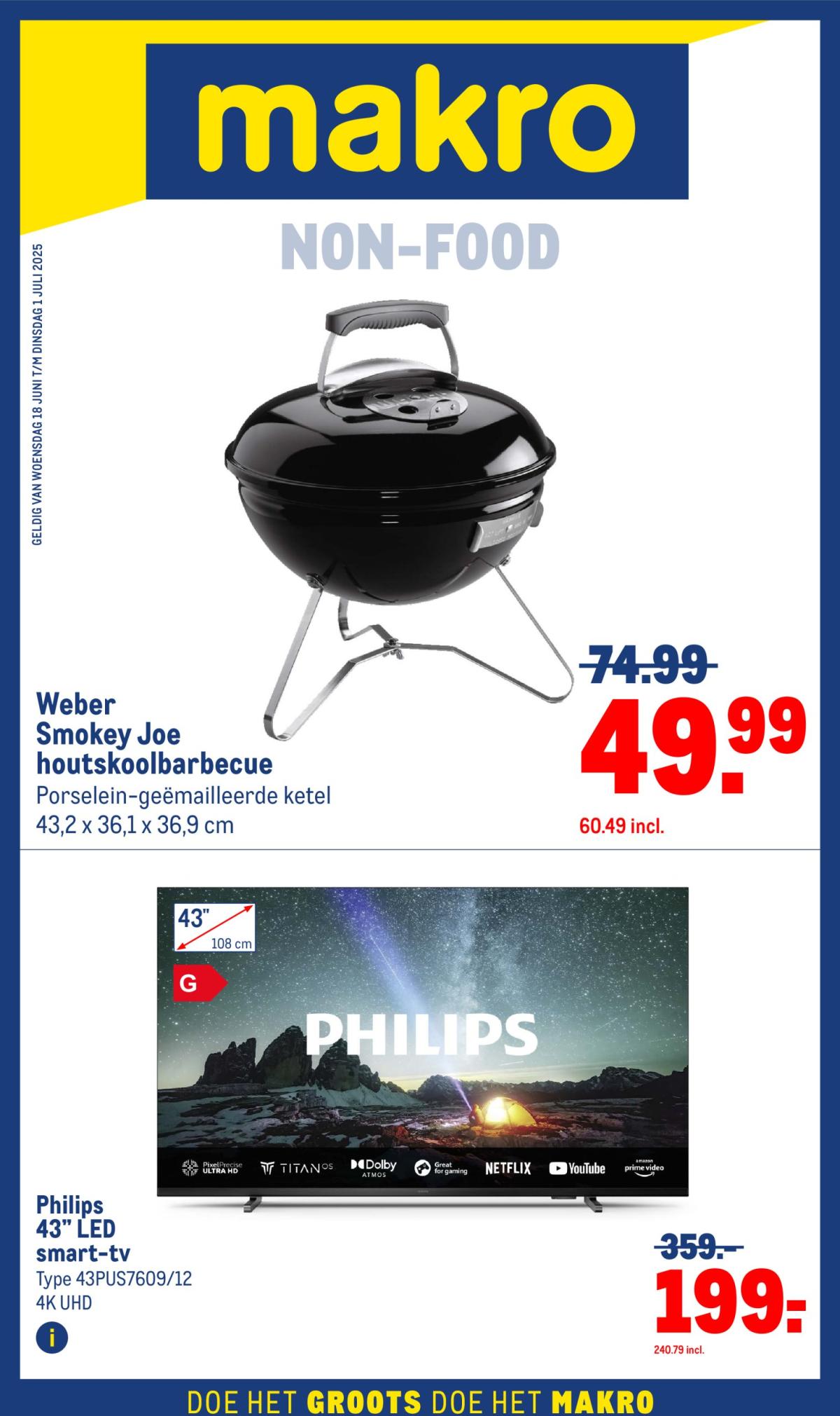 Makro - Non-Food folder geldig vanaf 18-06 t/m 01-07