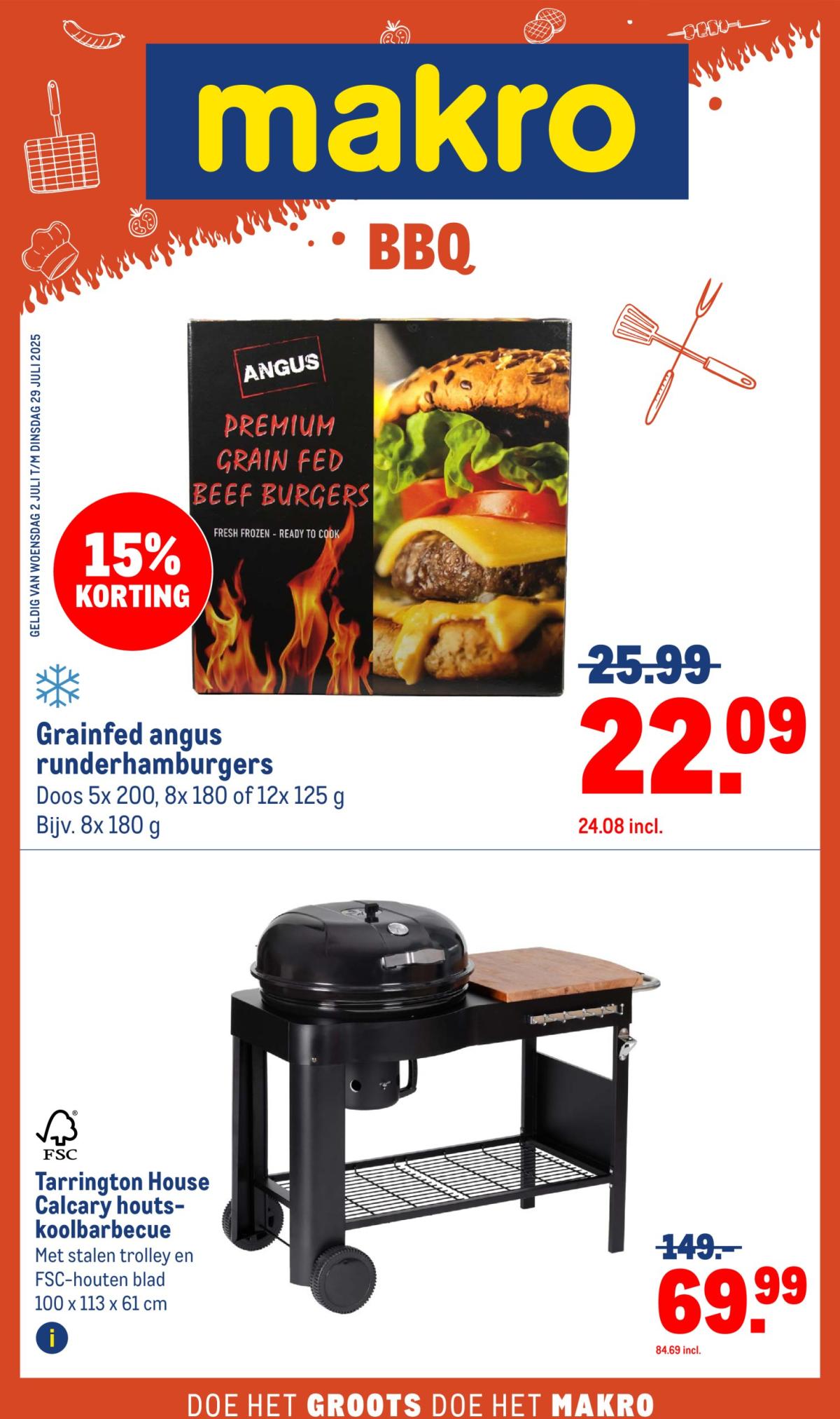 Makro - BBQ folder geldig vanaf 02-07 t/m 29-07