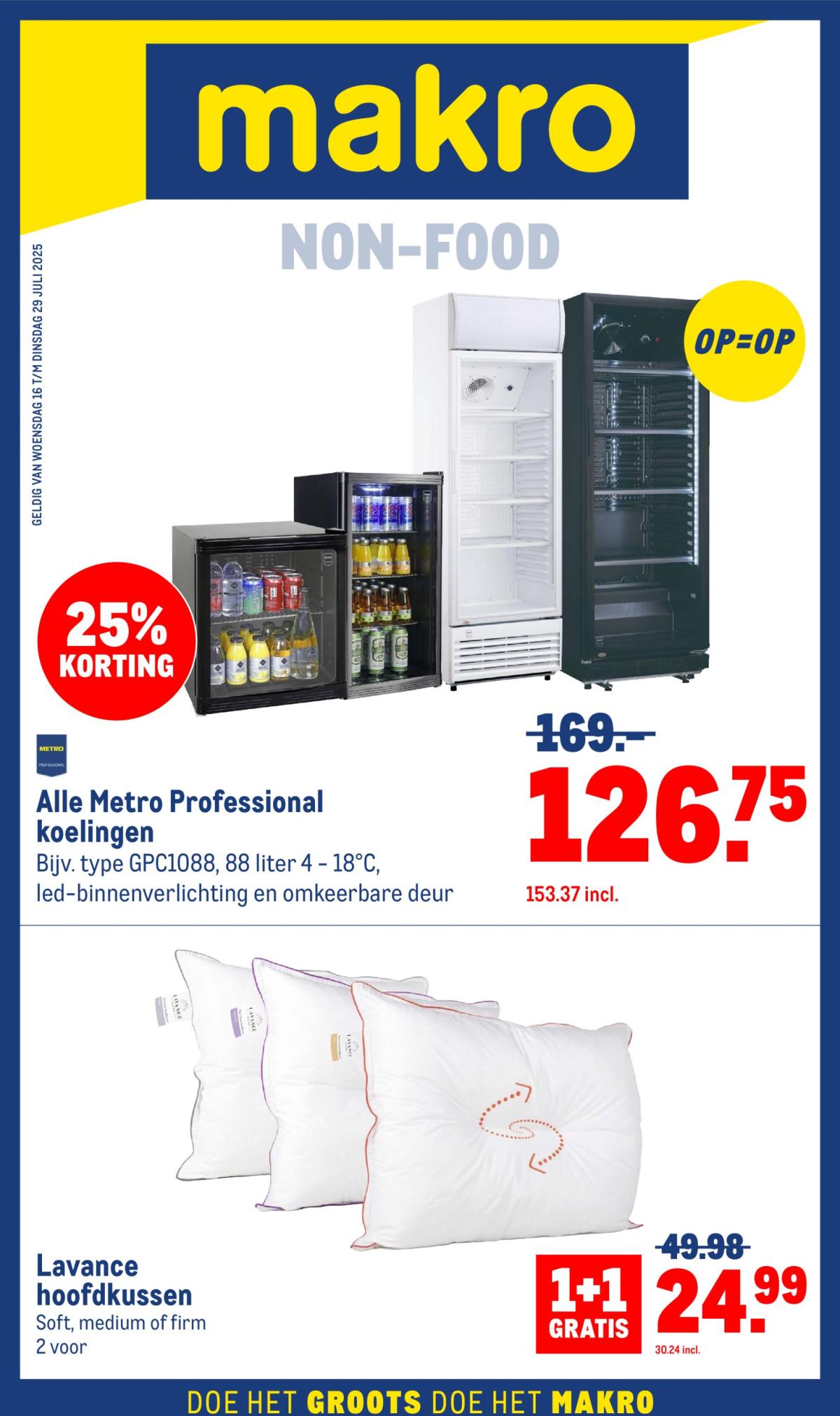 Makro - Non-Food folder geldig vanaf 16-07 t/m 29-07