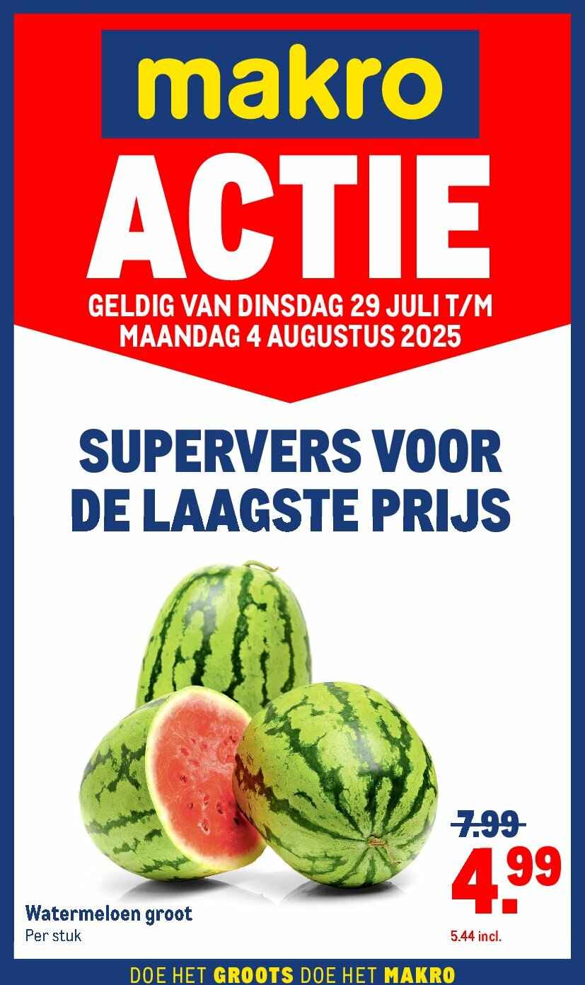 Makro - Versdeals folder geldig vanaf 29-07 t/m 04-08