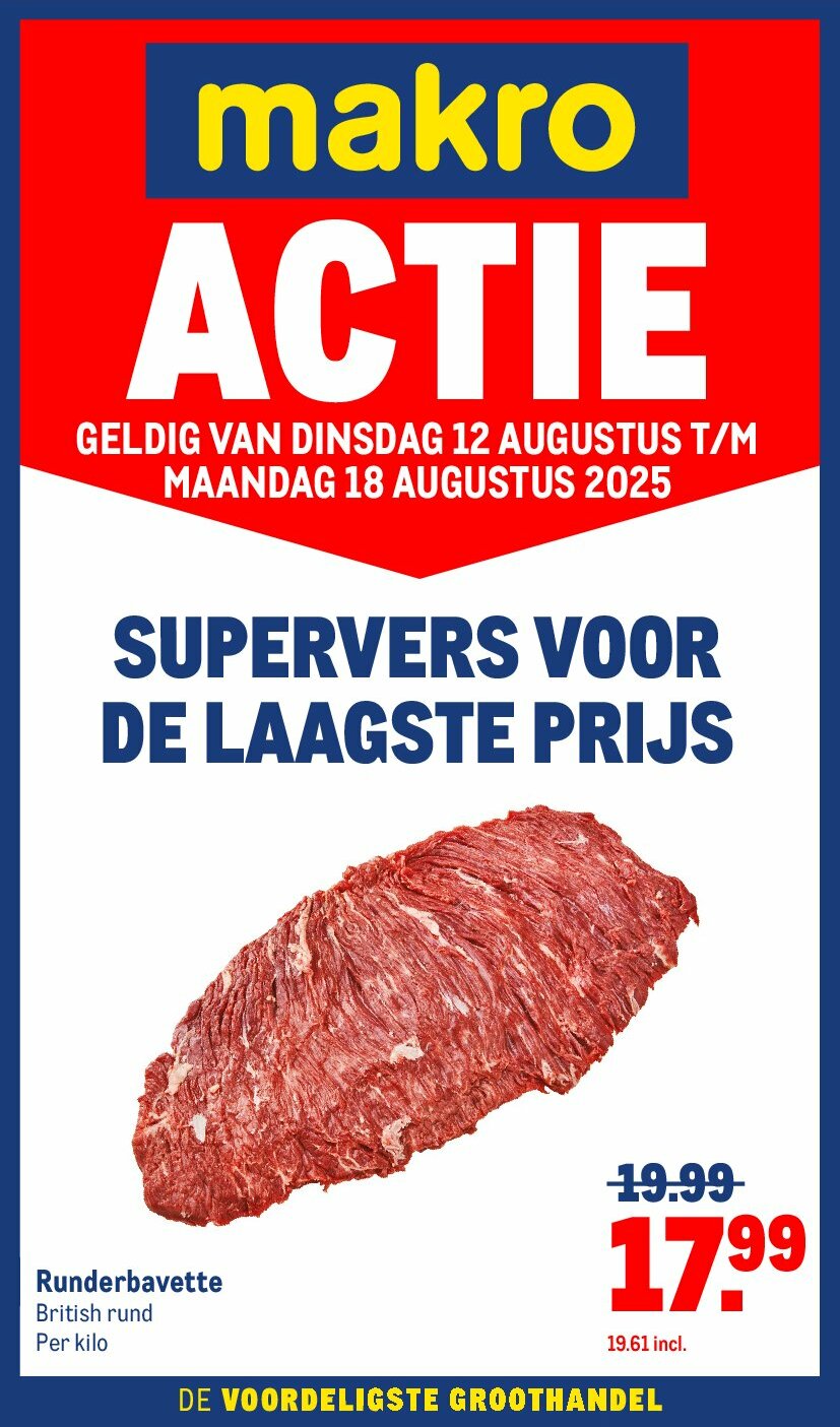 Makro - Versdeals folder geldig vanaf 12-08 t/m 18-08