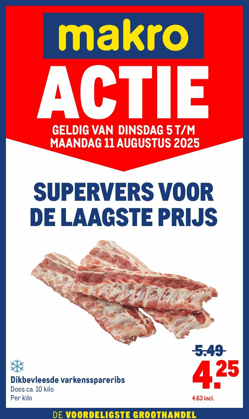 Makro - Versdeals folder geldig vanaf 05-08 t/m 11-08