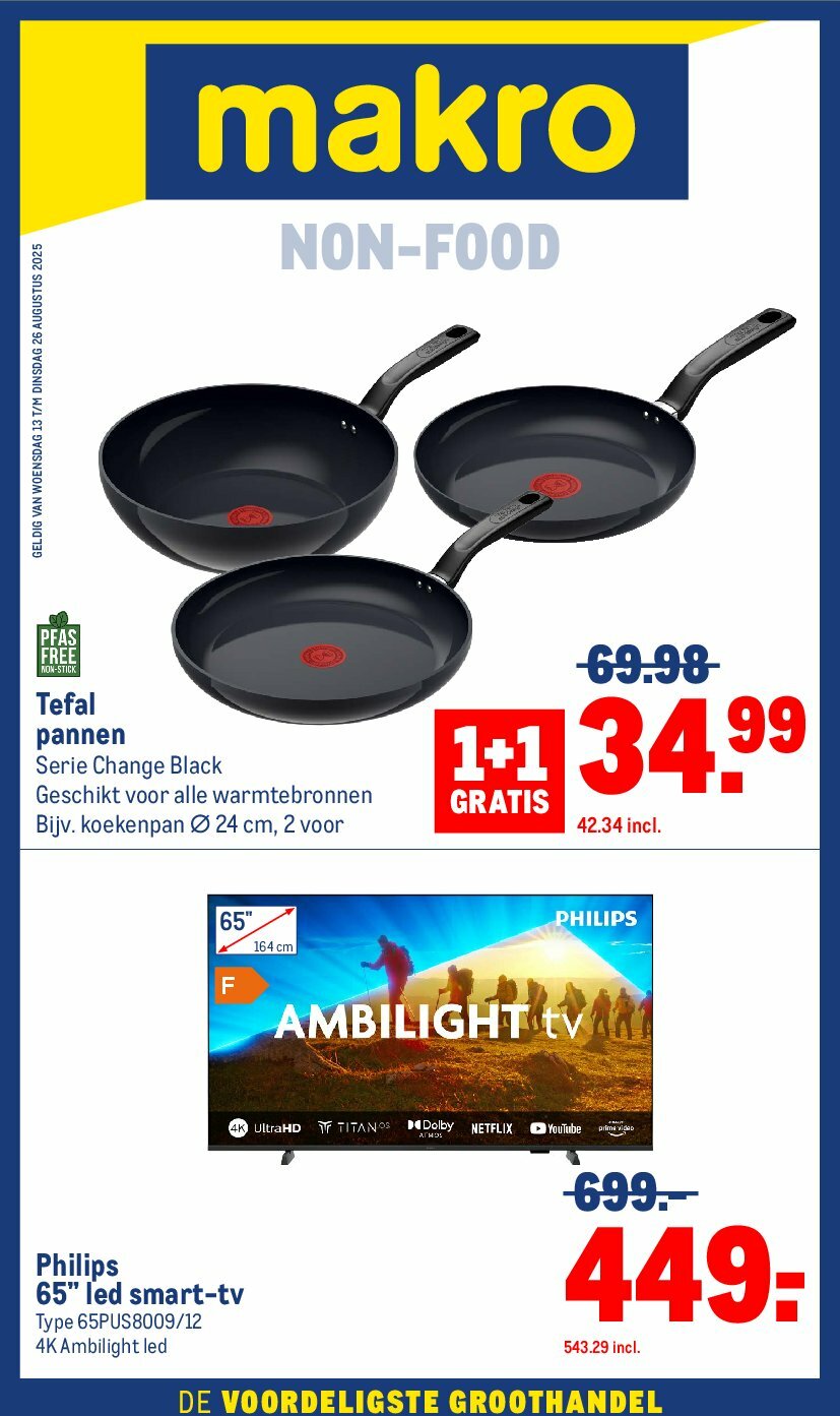 Makro - Non-Food folder geldig vanaf 13-08 t/m 26-08