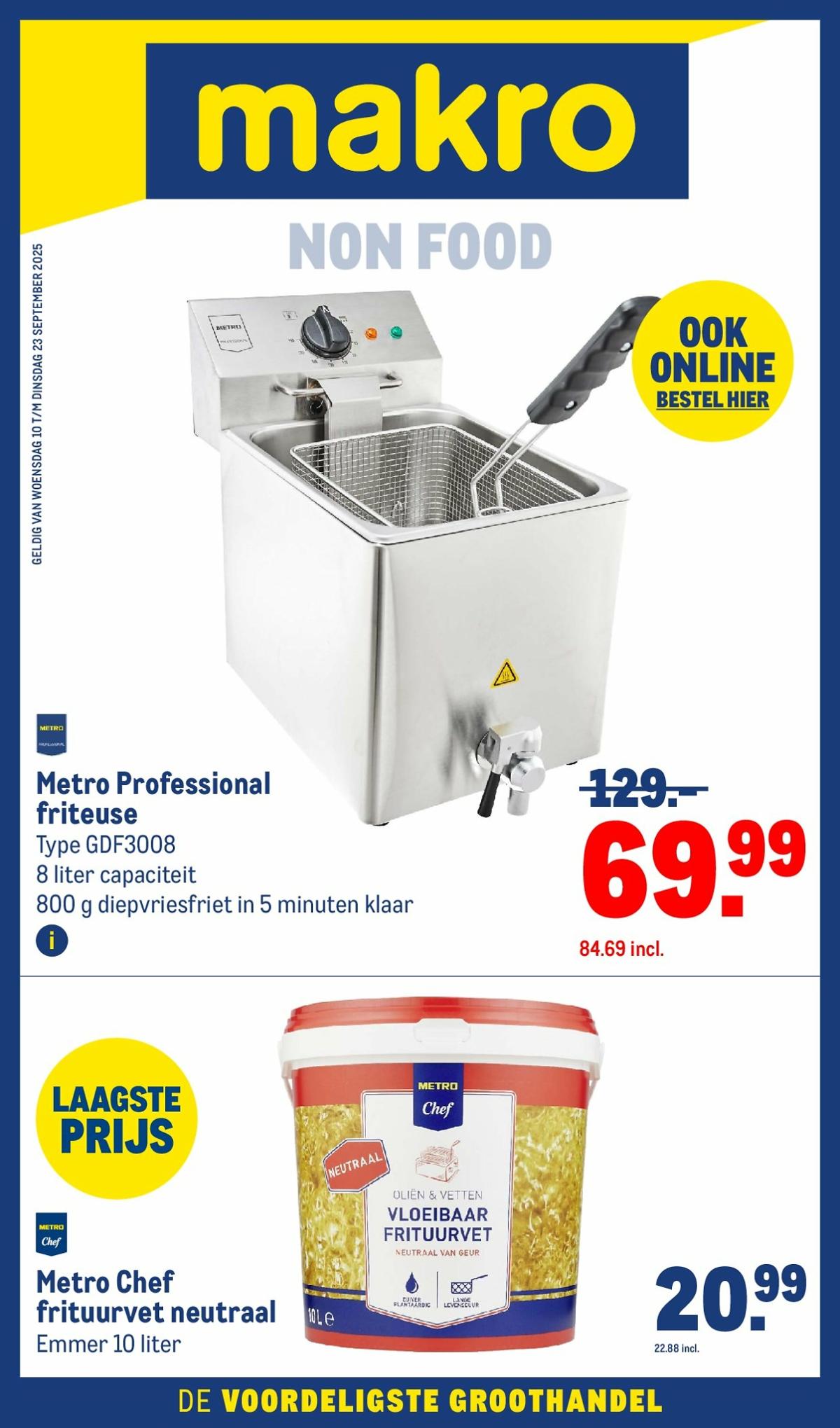 Makro - Non Food folder geldig vanaf 10-09 t/m 23-09