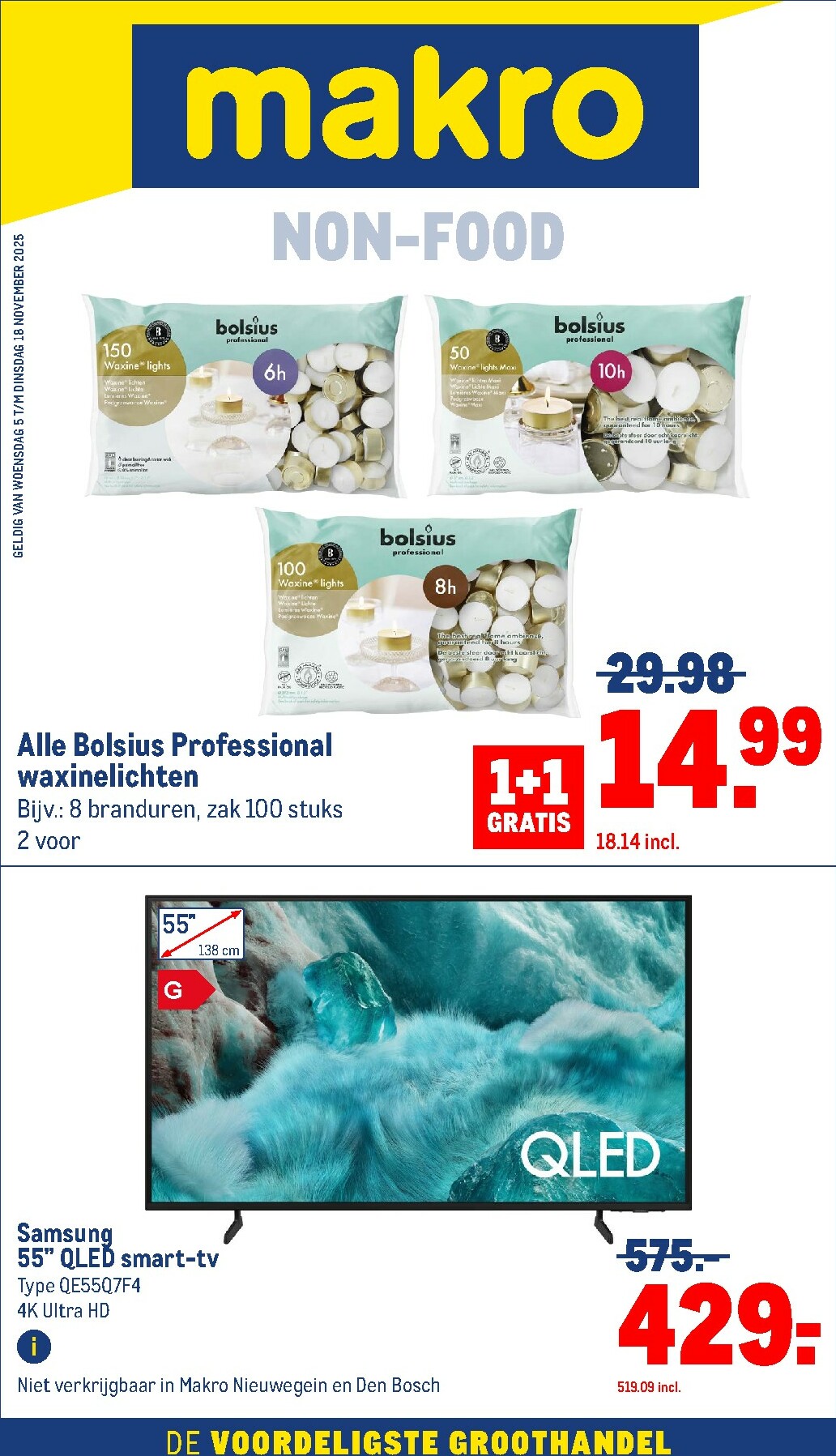 De Makro - Non-Food folder geldig vanaf 05-11 t/m 18-11