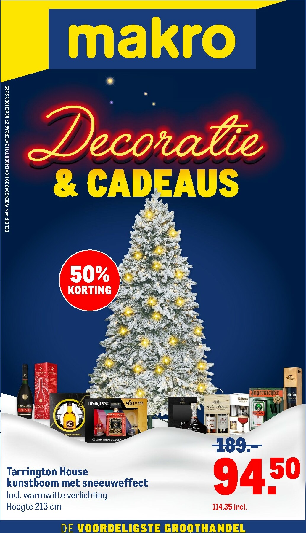 De Makro - Decoratie & Cadeaus folder geldig vanaf 19-11 t/m 27-12