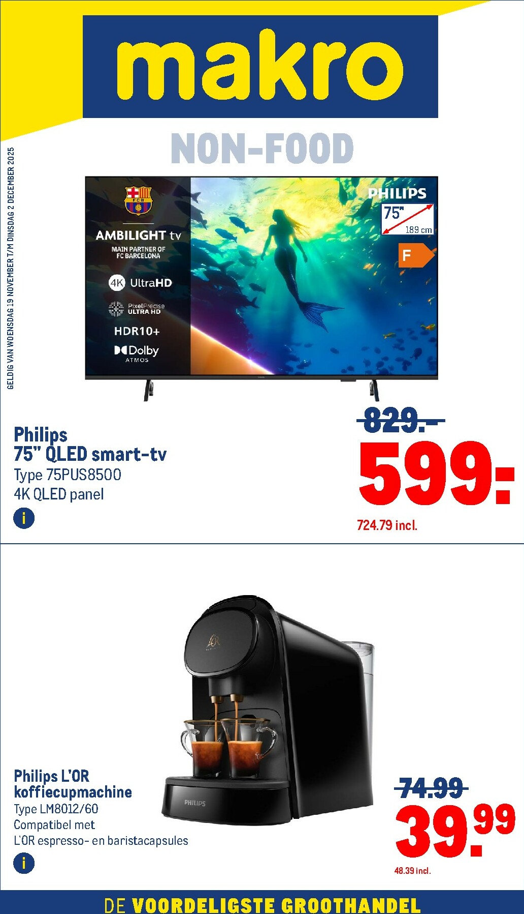 De Makro - Non-Food folder geldig vanaf 19-11 t/m 02-12