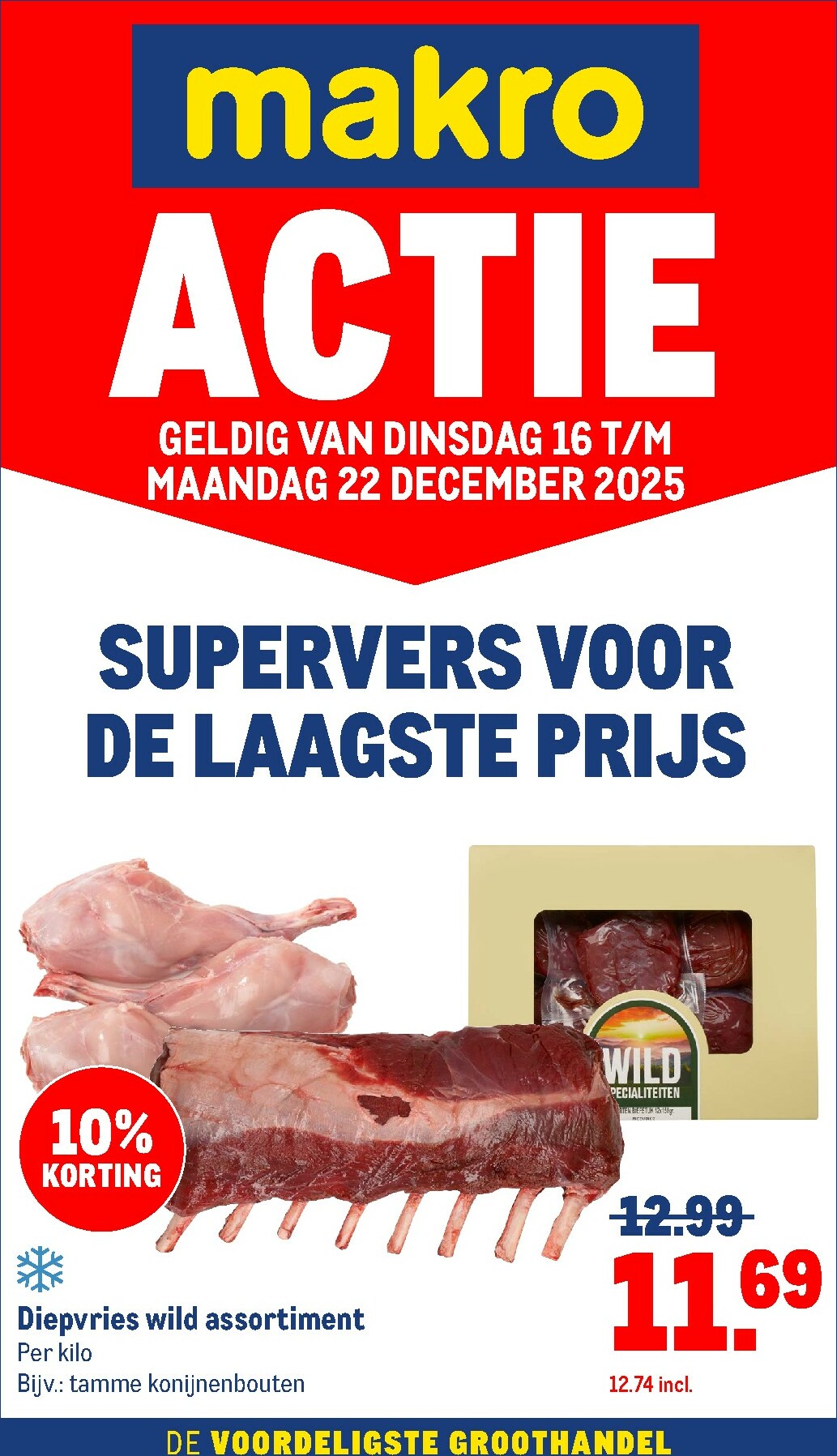 De Makro - Versdeals folder geldig vanaf 16-12 t/m 22-12