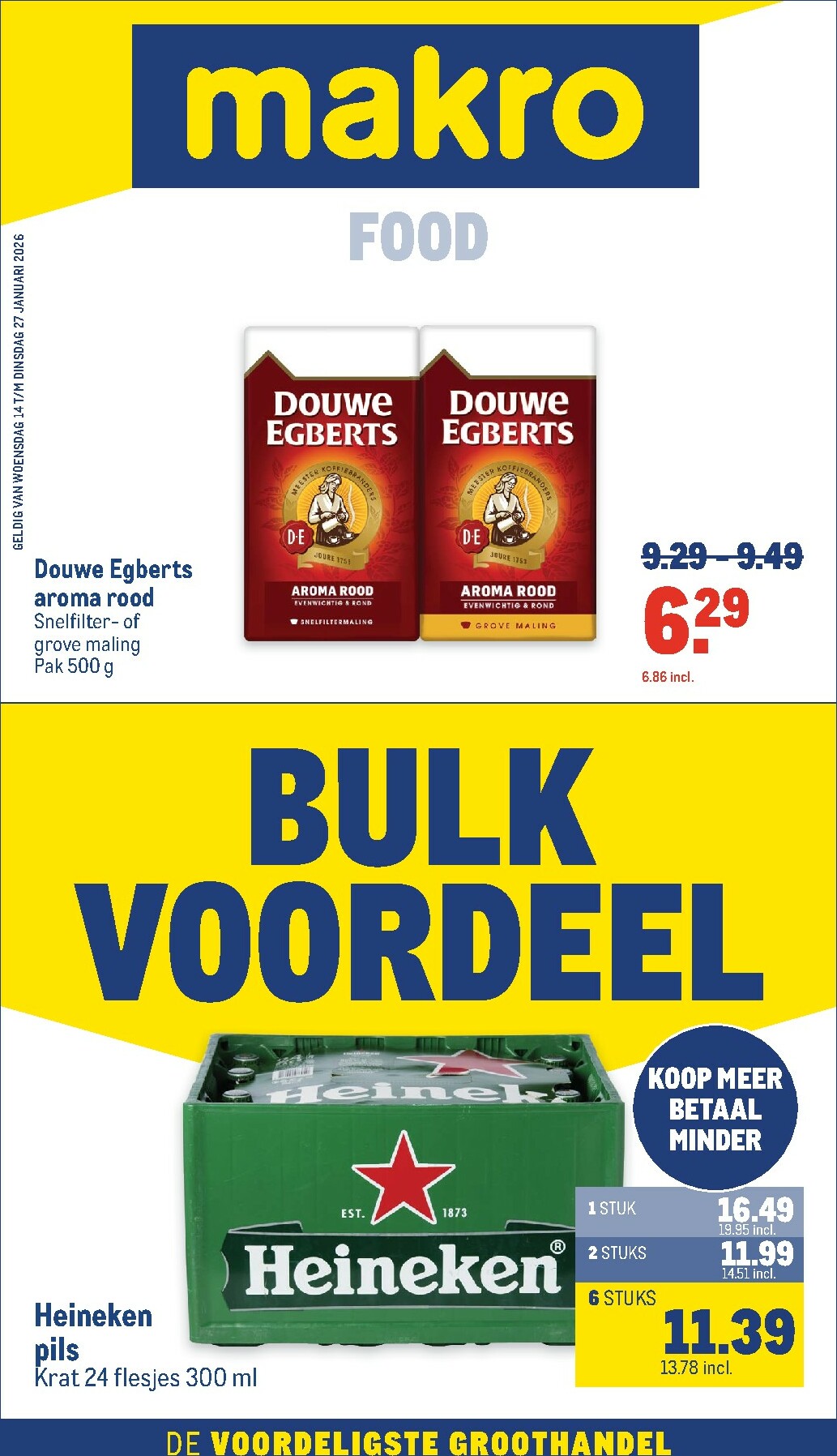De Makro - Food folder geldig vanaf 14-01 t/m 27-01