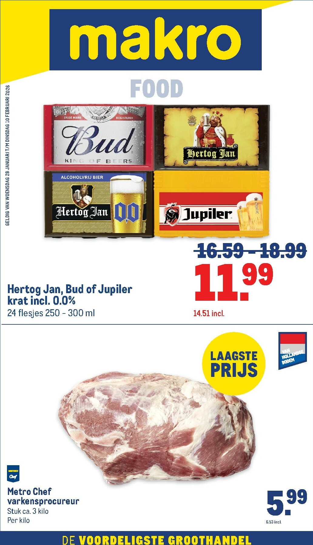 De Makro - Food folder geldig vanaf 28-01 t/m 10-02