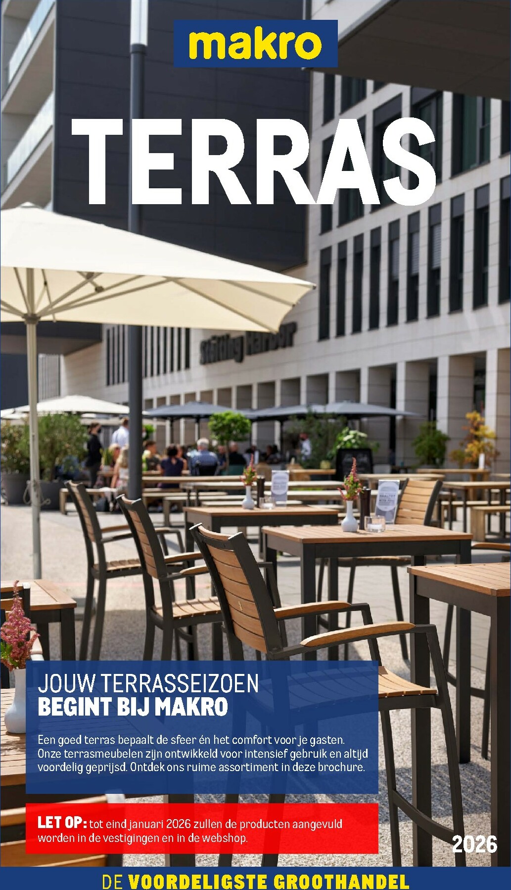 De Makro - Terras folder geldig vanaf 12-01 t/m 31-12