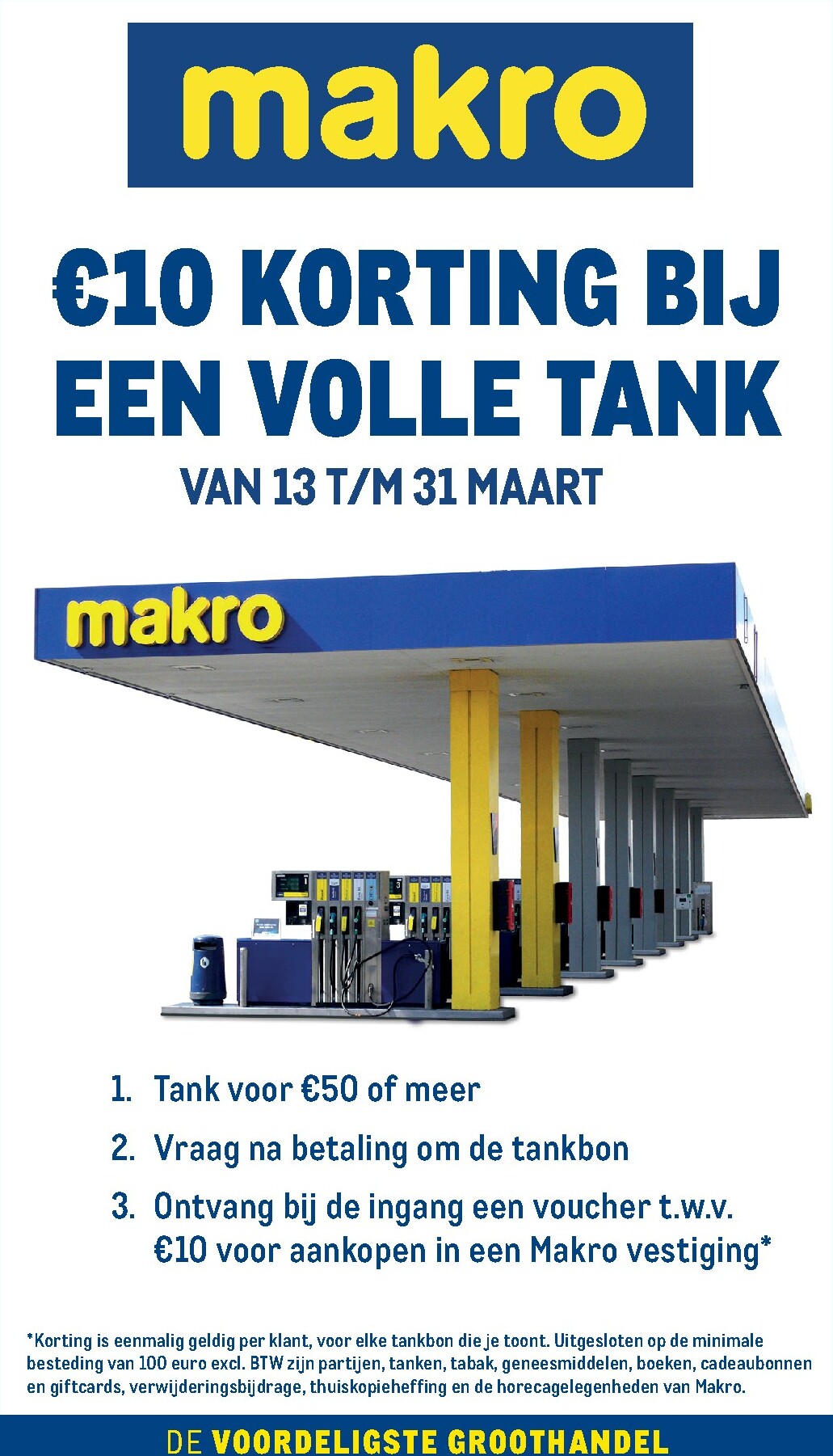 De Makro - Tank actie folder geldig vanaf 13-03-2026 t/m 31-03-2026
