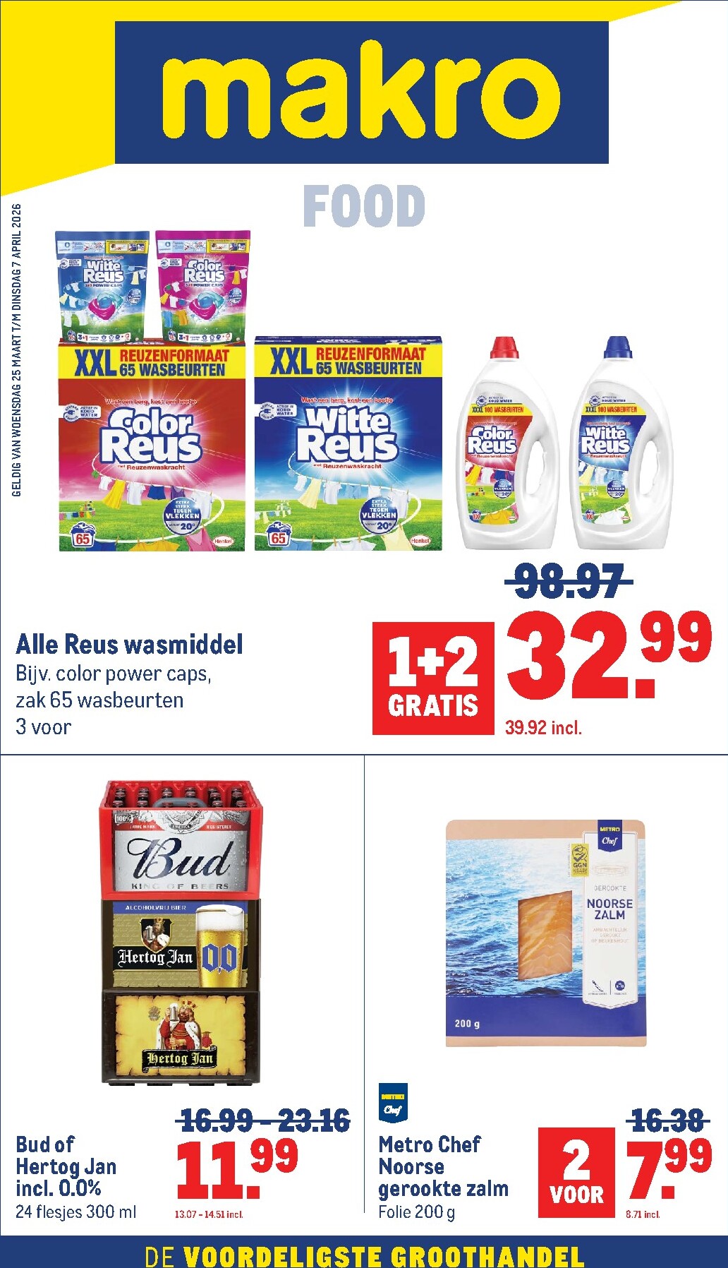 De Makro - Food folder geldig vanaf 25-03-2026 t/m 07-04-2026