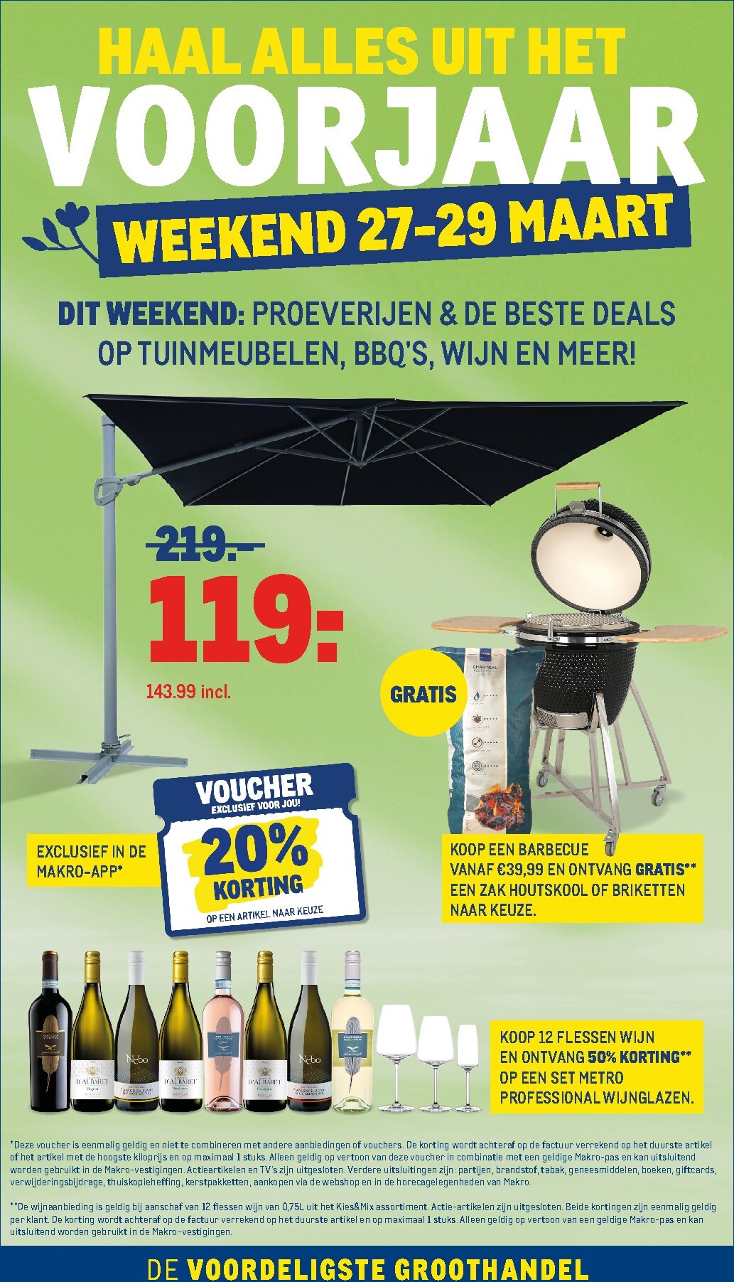 De Makro - Voorjaarsweekend folder geldig vanaf 27-03-2026 t/m 29-03-2026