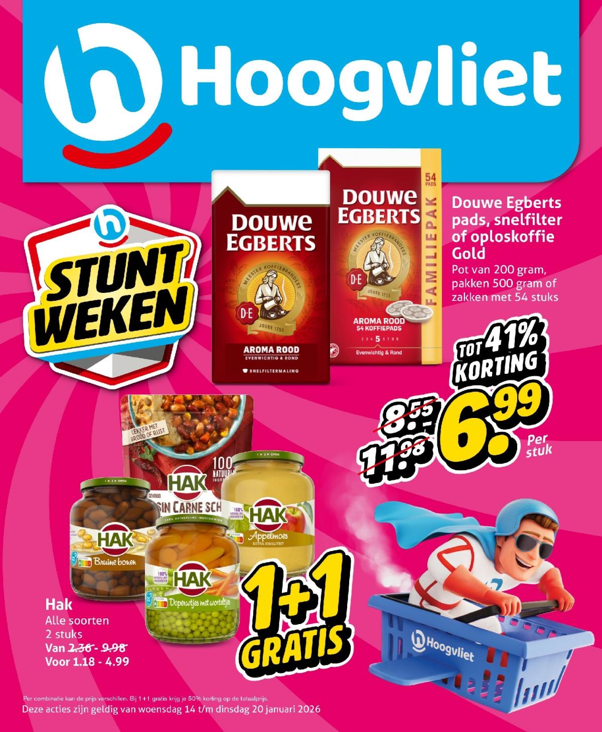 De Hoogvliet folder geldig vanaf 14-01 t/m 20-01