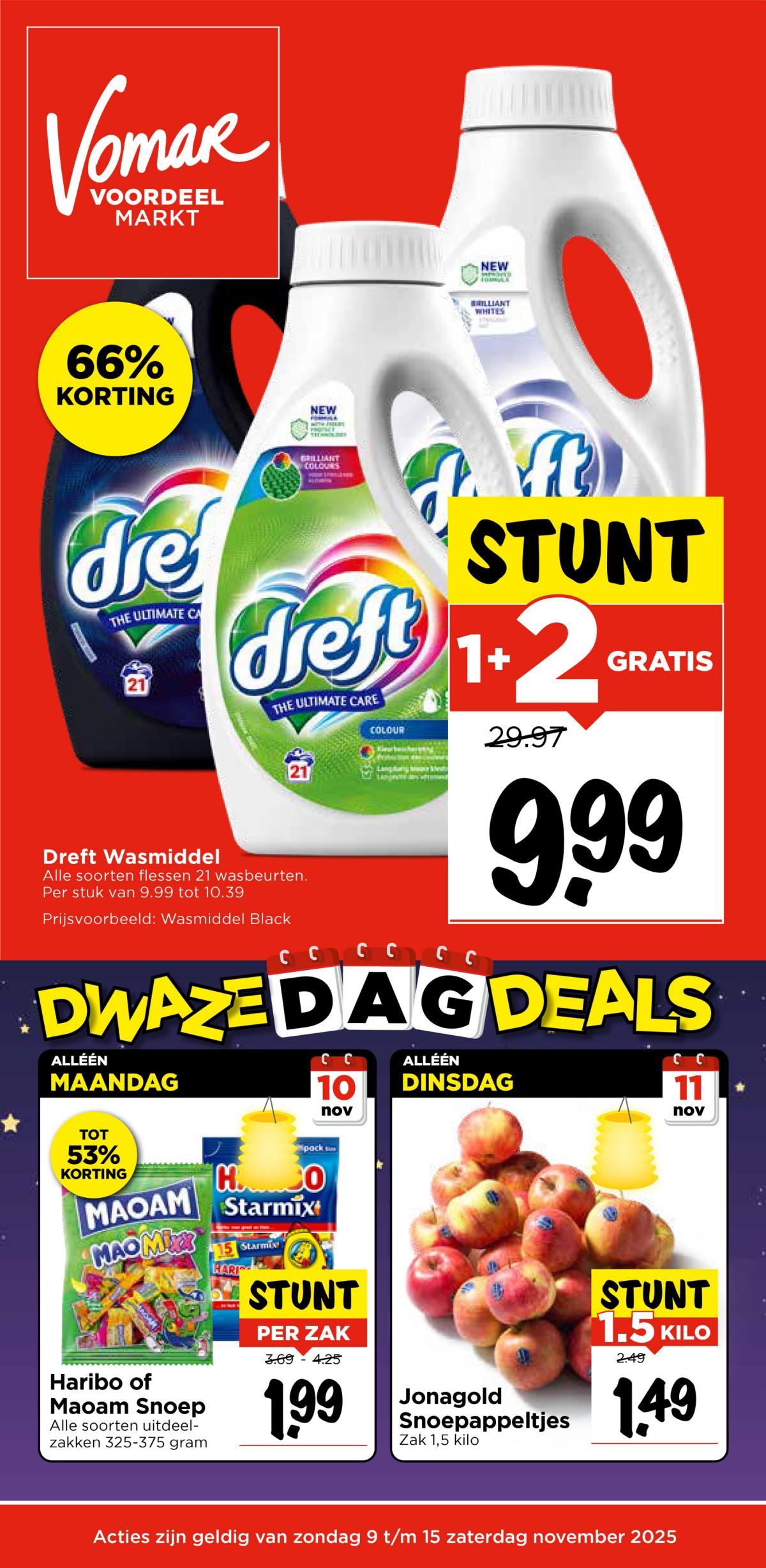De Vomar folder geldig vanaf 09-11 t/m 15-11