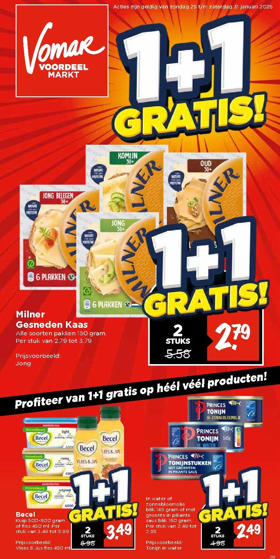 De Vomar folder geldig vanaf 25-01 t/m 31-01