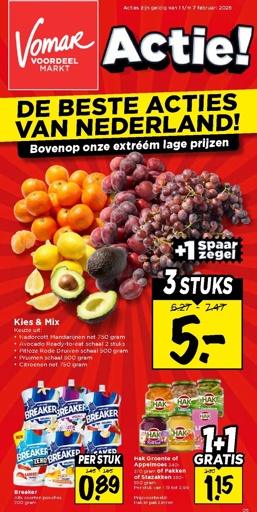 De Vomar folder geldig vanaf 01-02-2026 t/m 07-02-2026