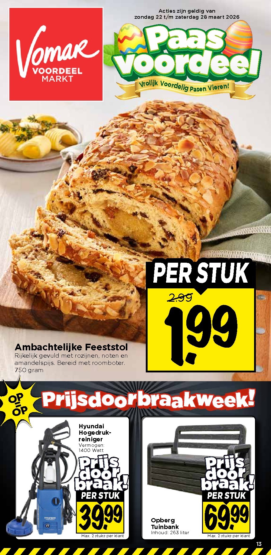De Vomar folder geldig vanaf 22-03-2026 t/m 28-03-2026