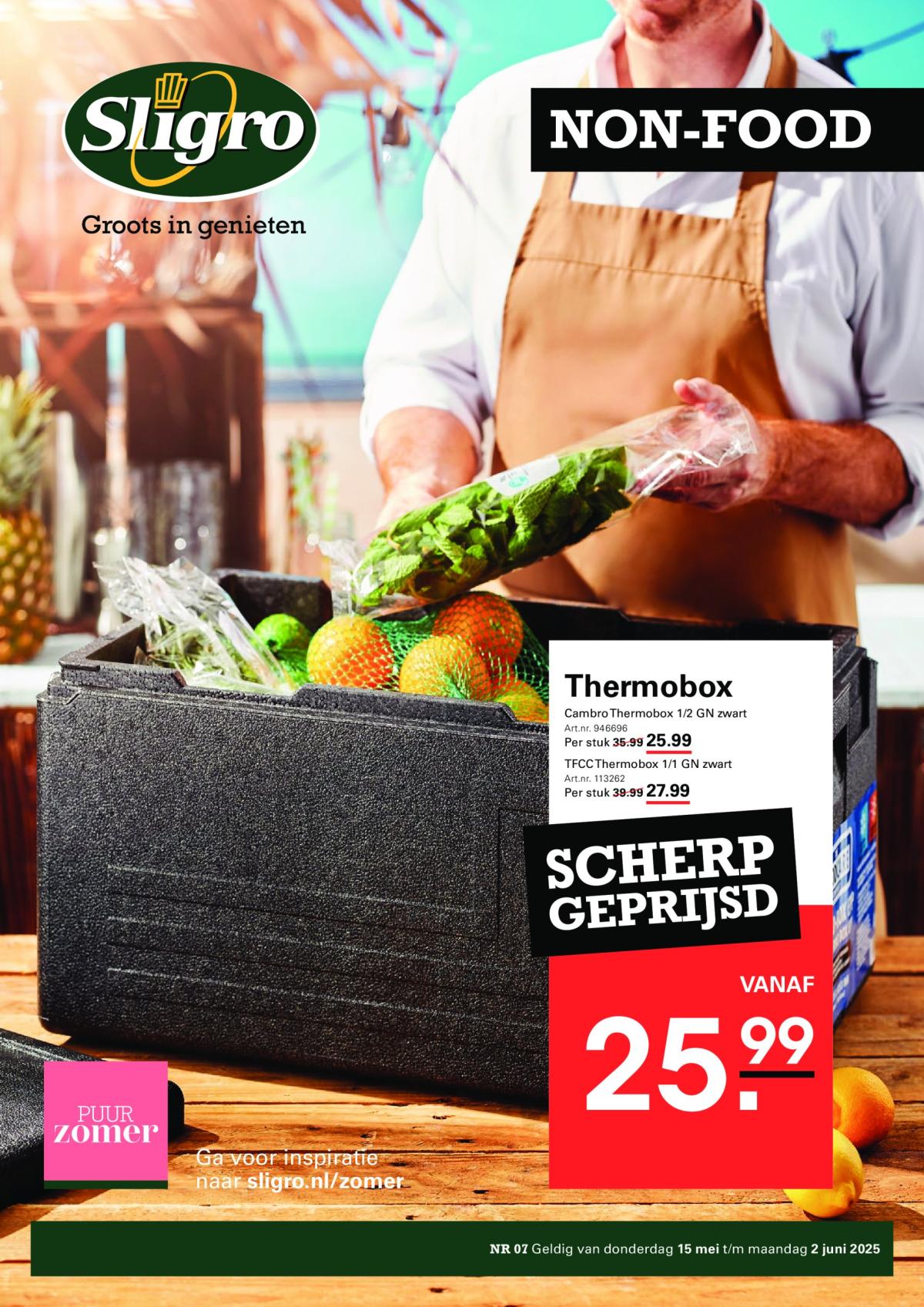 Sligro - Non-Food folder geldig vanaf 15-05 t/m 02-06