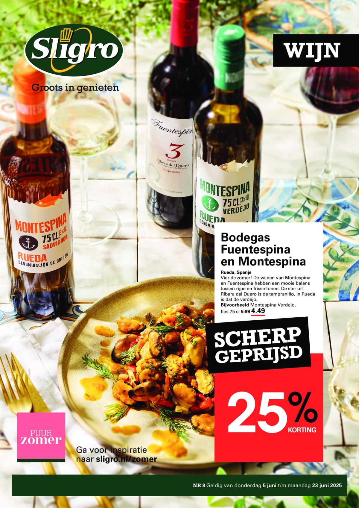 Sligro - Wijn folder geldig vanaf 05-06 t/m 23-06