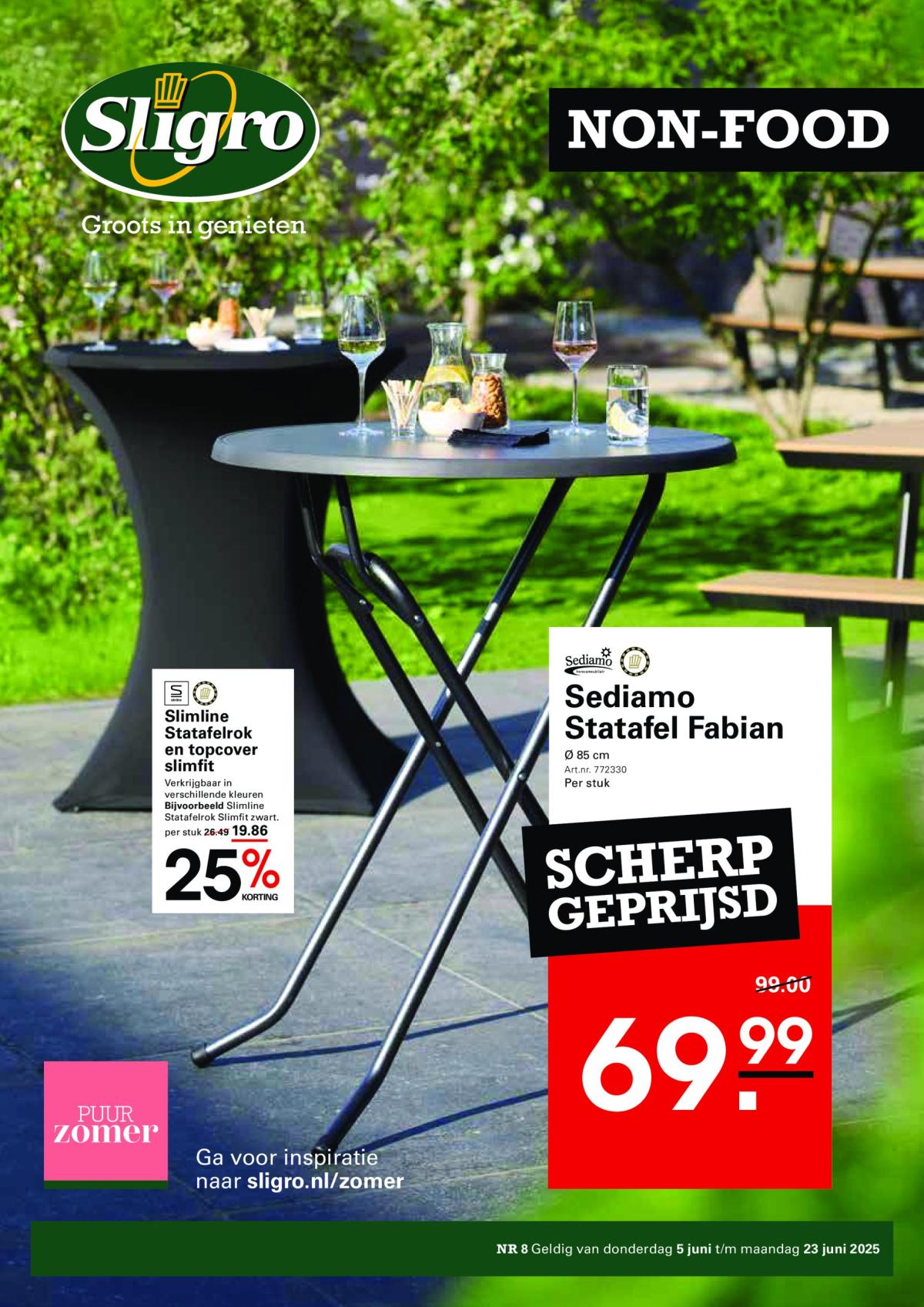 Sligro - Non-Food folder geldig vanaf 05-06 t/m 23-06