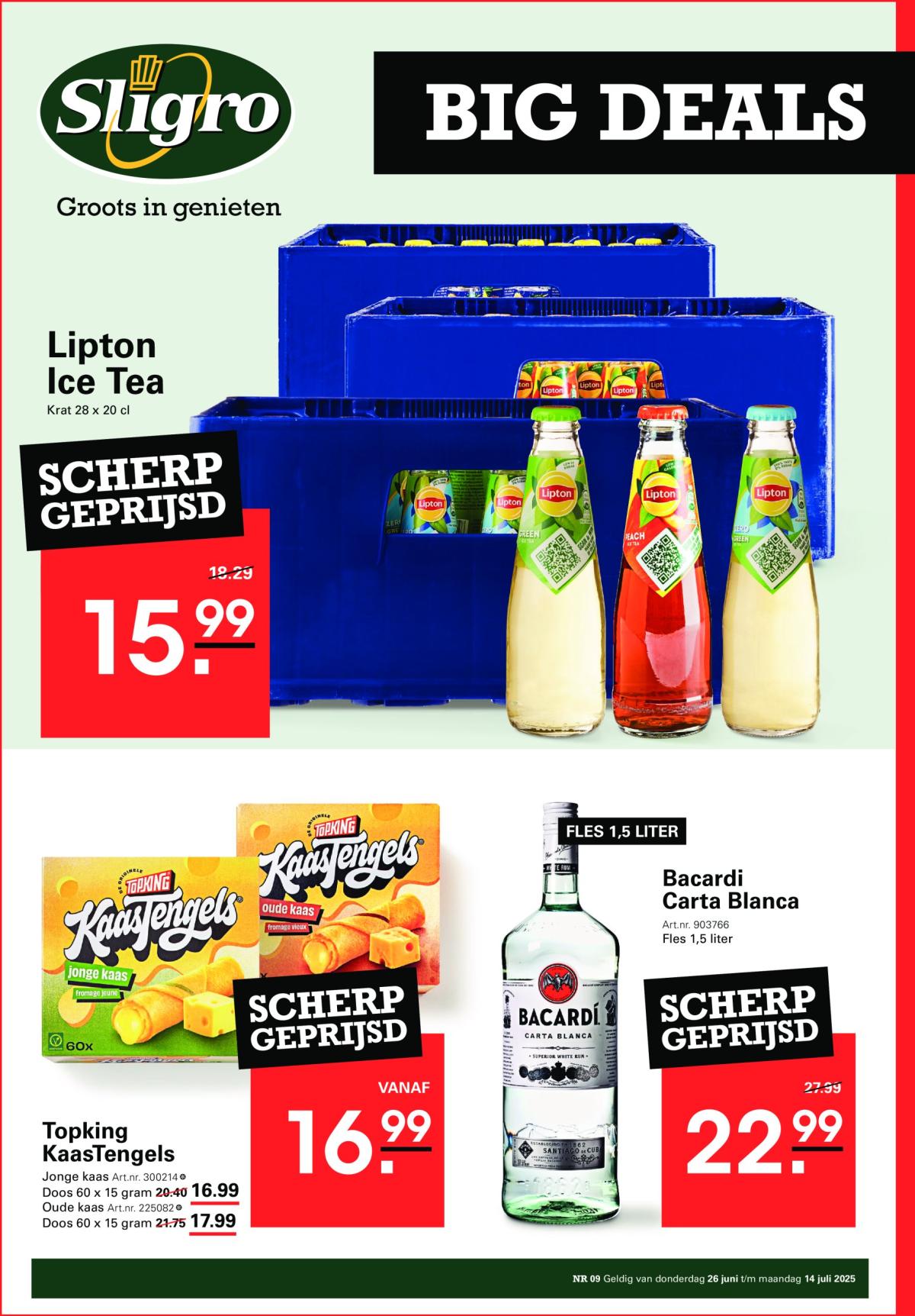 Sligro - Big Deals Bar Café folder geldig vanaf 26-06 t/m 14-07