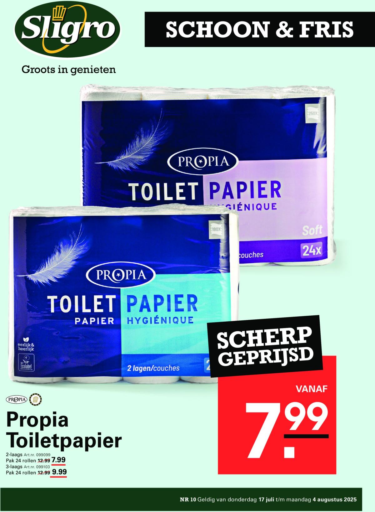 Sligro - WRCP Special folder geldig vanaf 17-07 t/m 04-08