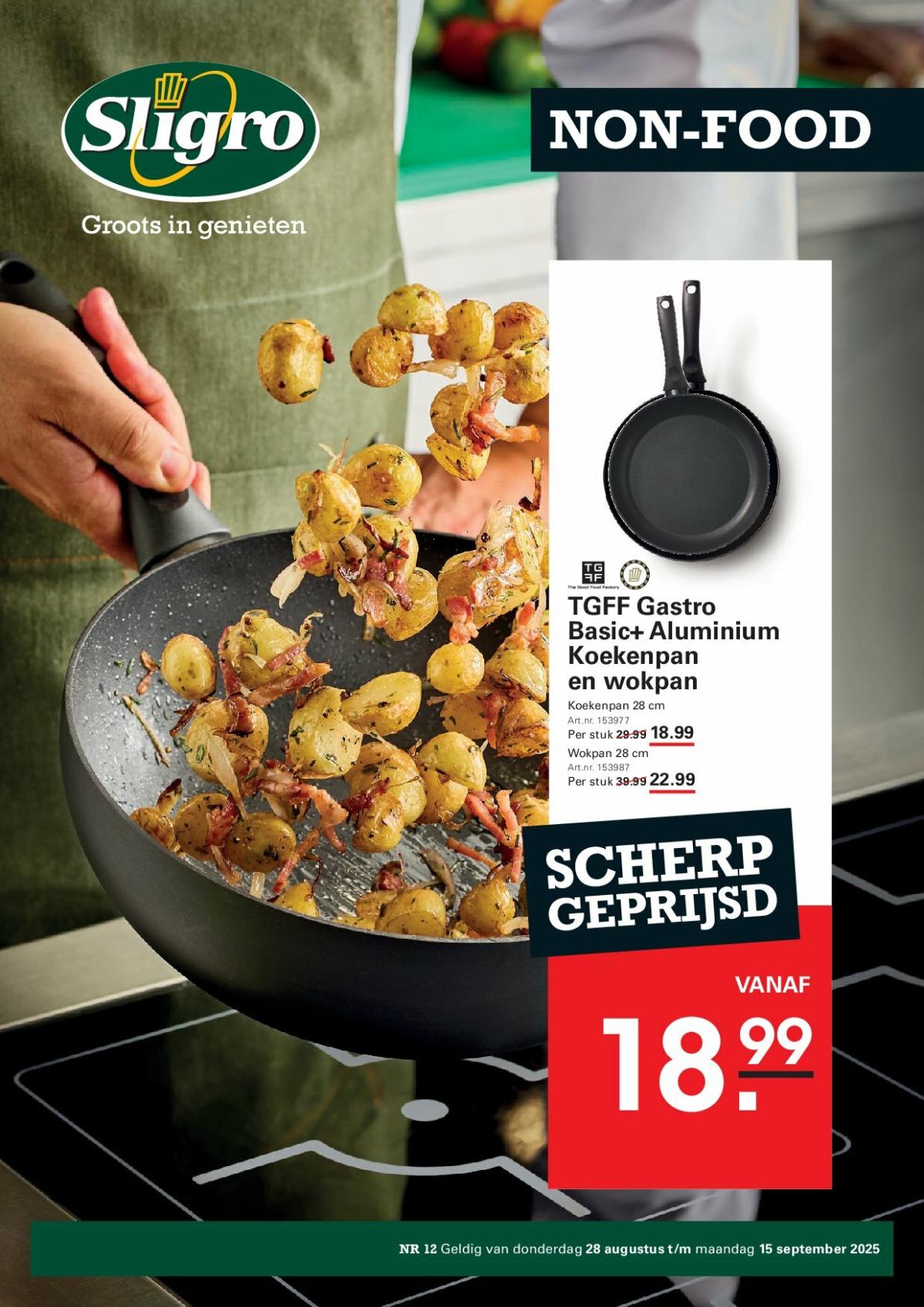 Sligro - Non-Food folder geldig vanaf 28-08 t/m 15-09