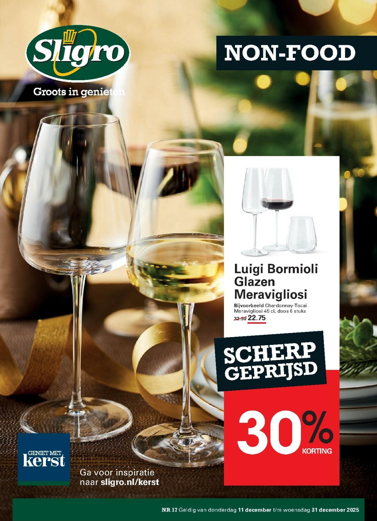 De Sligro - Non-Food folder geldig vanaf 11-12 t/m 31-12