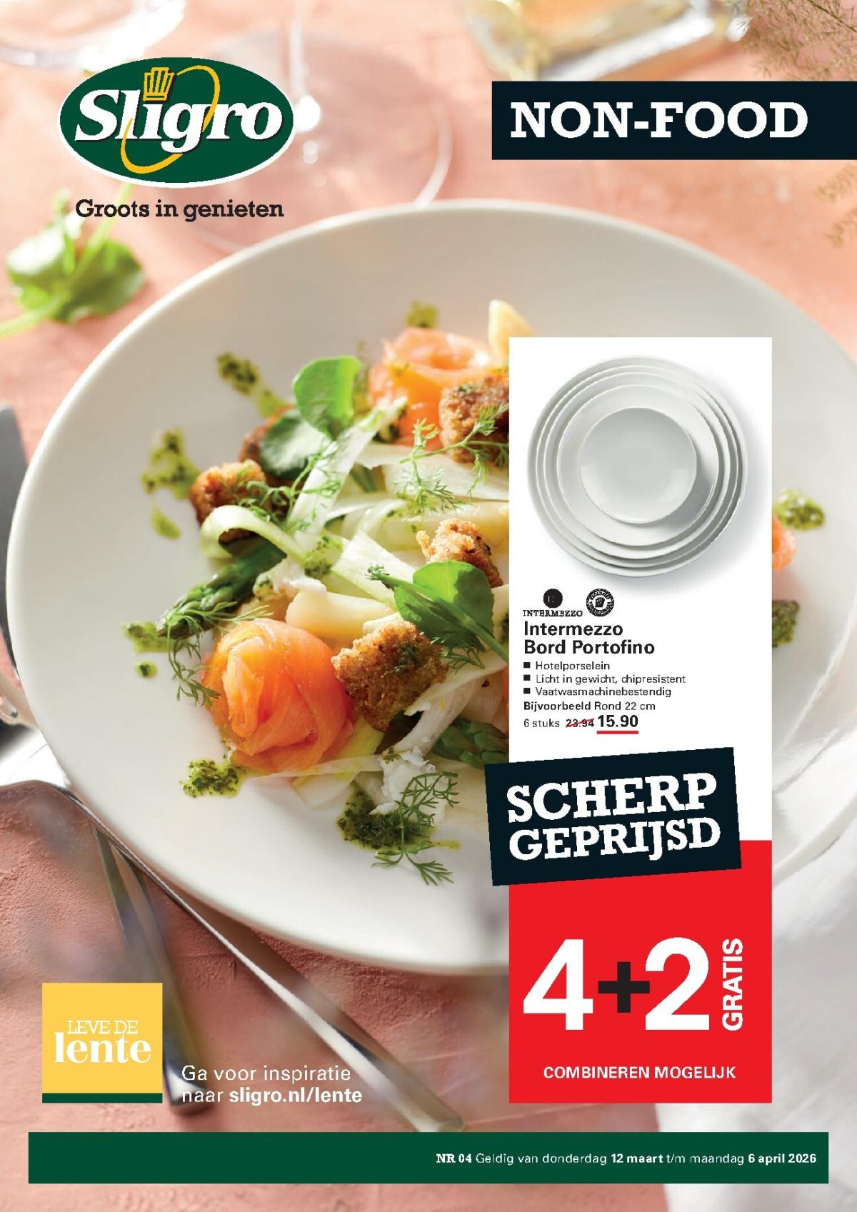 De Sligro - Non-Food folder geldig vanaf 12-03-2026 t/m 06-04-2026