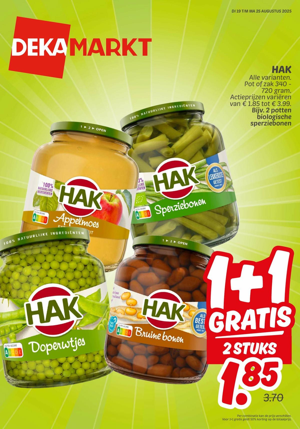Dekamarkt folder geldig vanaf 19-08 t/m 25-08