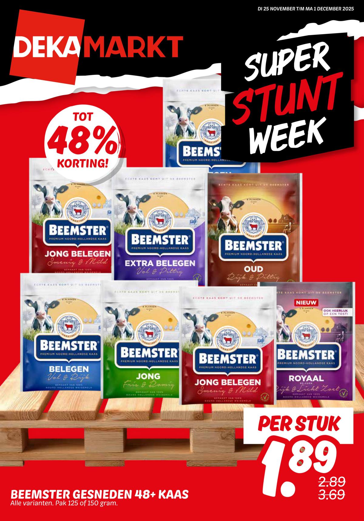 De DekaMarkt - Super Stunt Week folder geldig vanaf 25-11 t/m 01-12