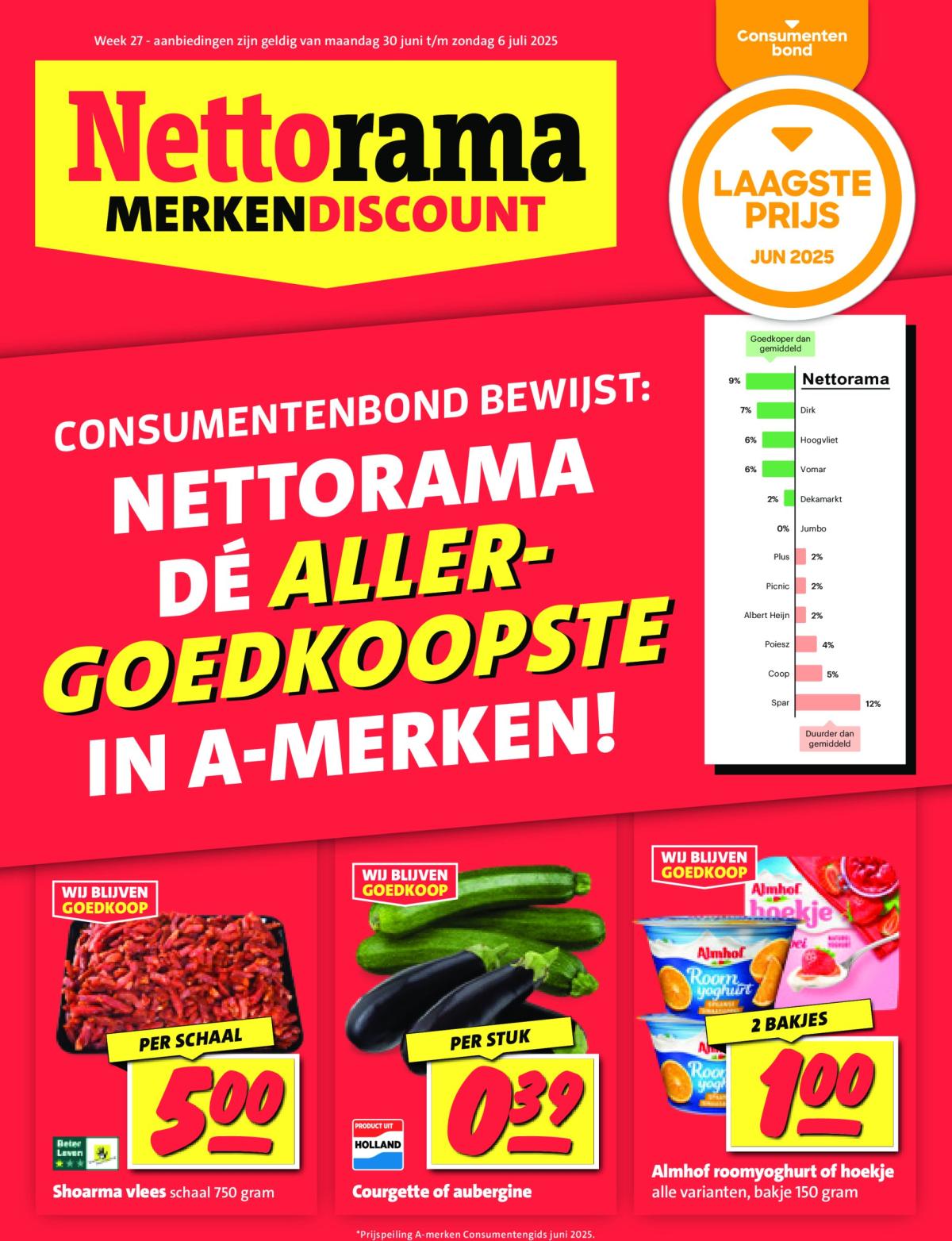 Nettorama folder geldig vanaf 30-06 t/m 06-07