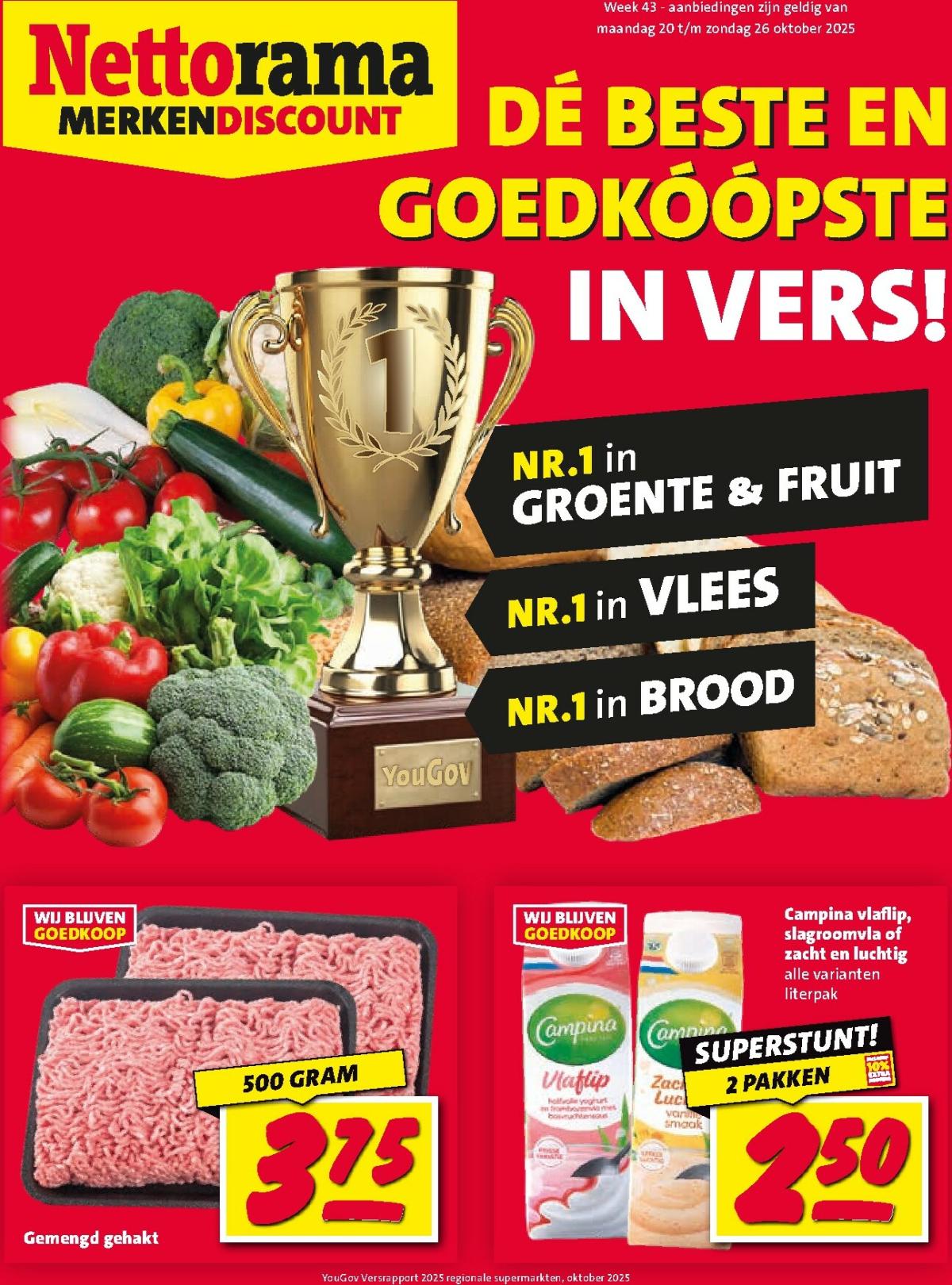 De Nettorama folder geldig vanaf 20-10 t/m 26-10