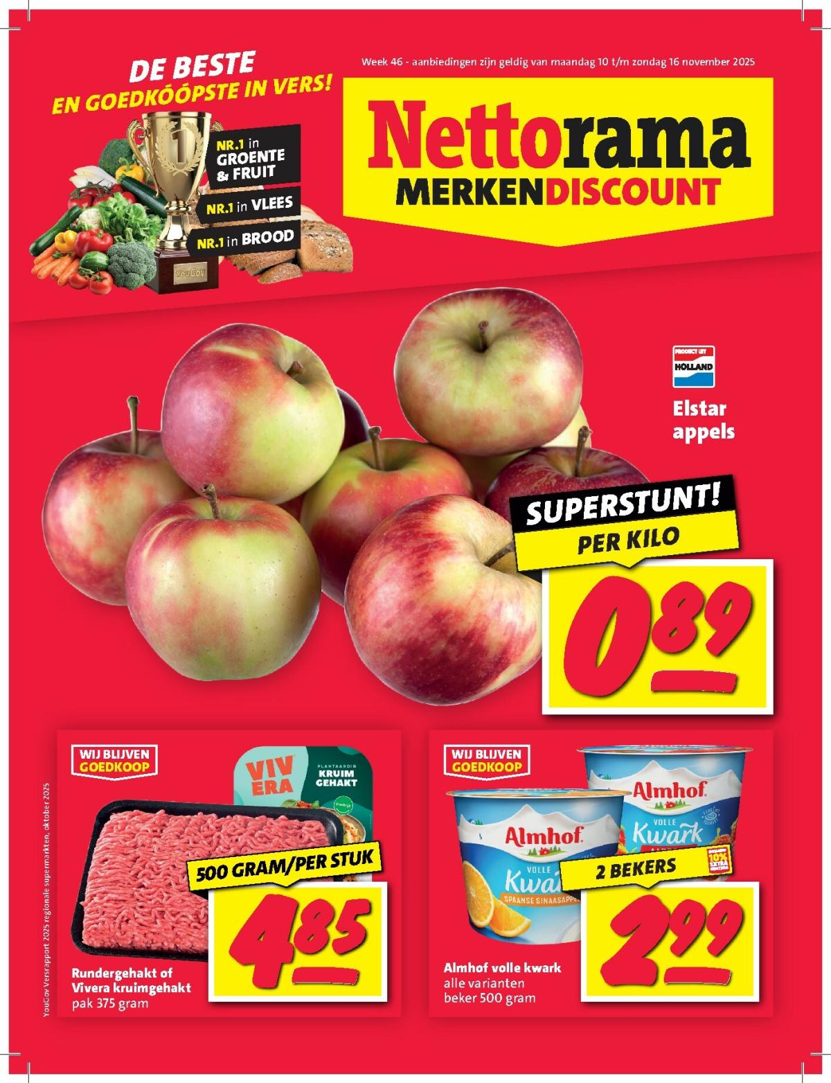 De Nettorama folder geldig vanaf 10-11 t/m 16-11