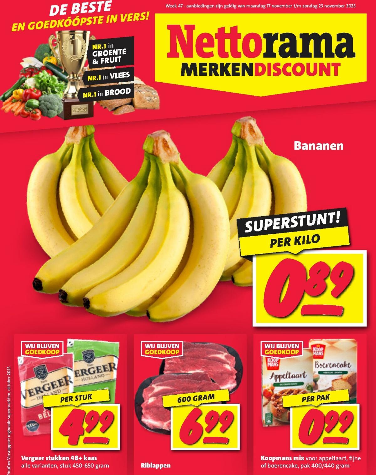 De Nettorama folder geldig vanaf 17-11 t/m 23-11