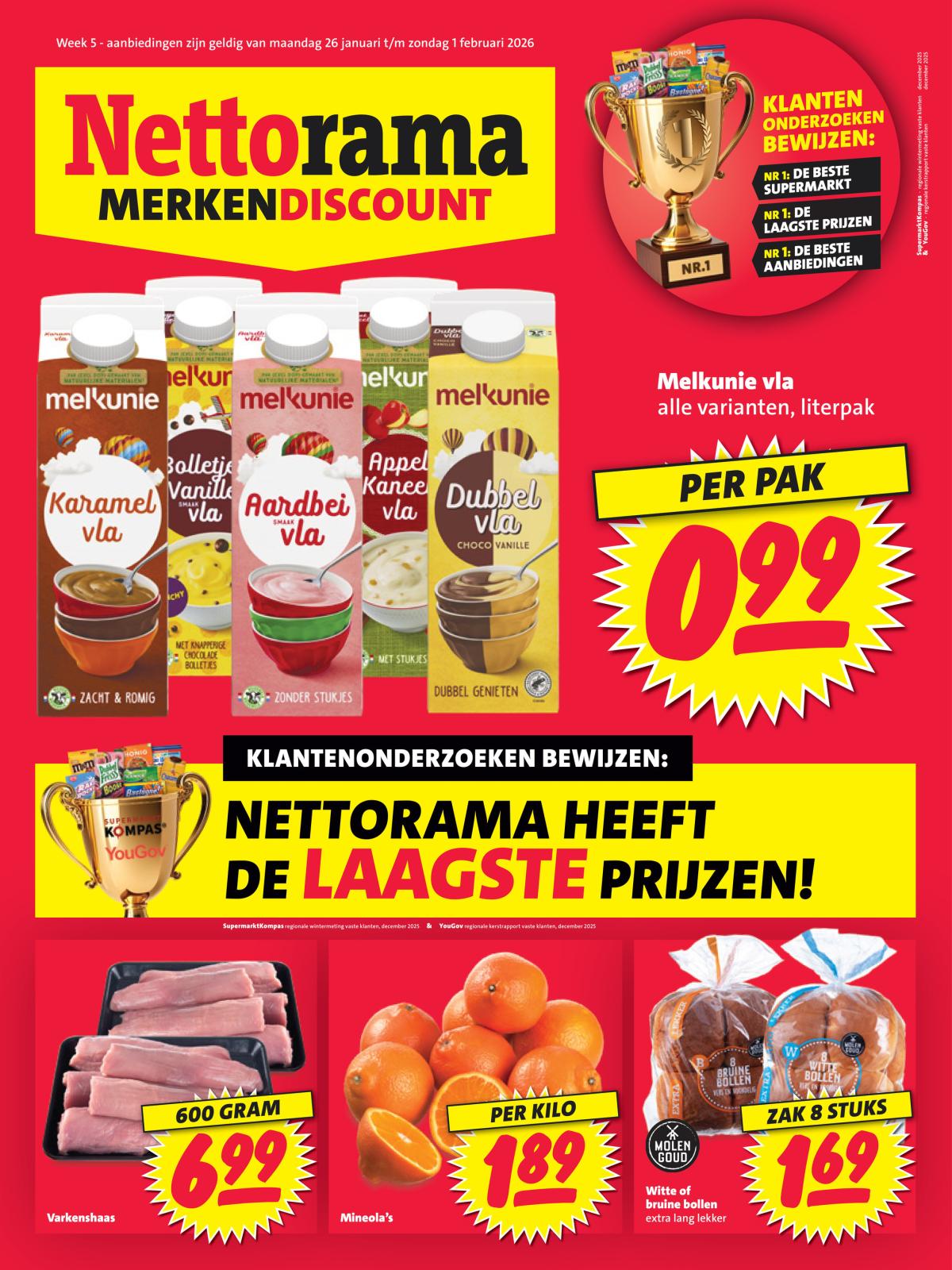 De Nettorama folder geldig vanaf 26-01 t/m 01-02