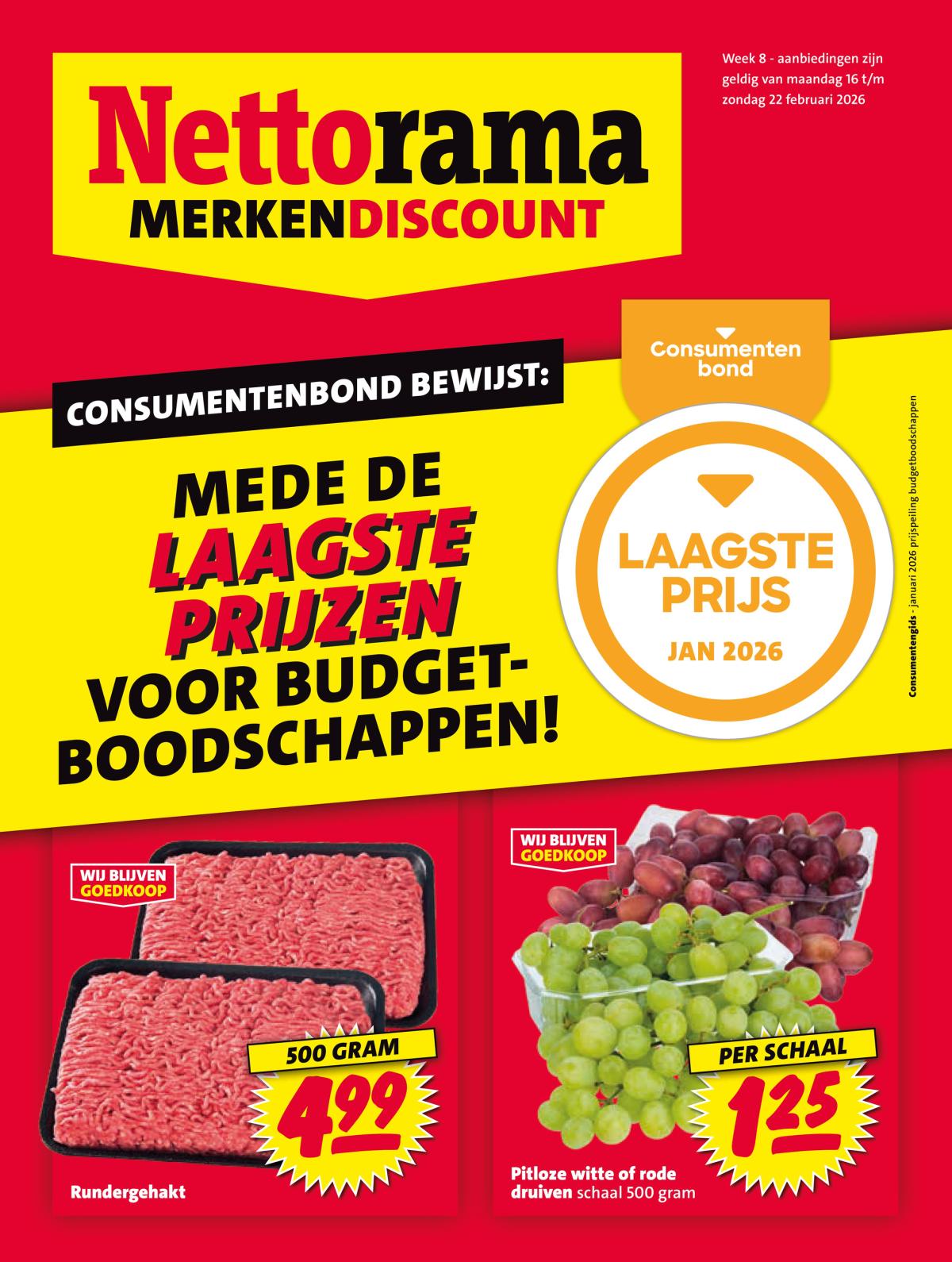 De Nettorama folder geldig vanaf 16-02-2026 t/m 22-02-2026