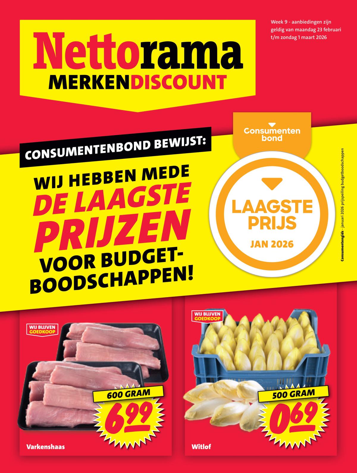 De Nettorama folder geldig vanaf 23-02-2026 t/m 01-03-2026