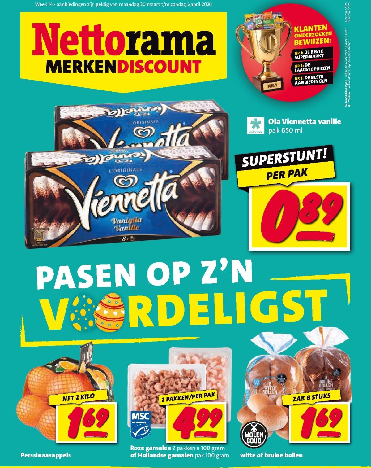 De Nettorama folder geldig vanaf 30-03-2026 t/m 05-04-2026