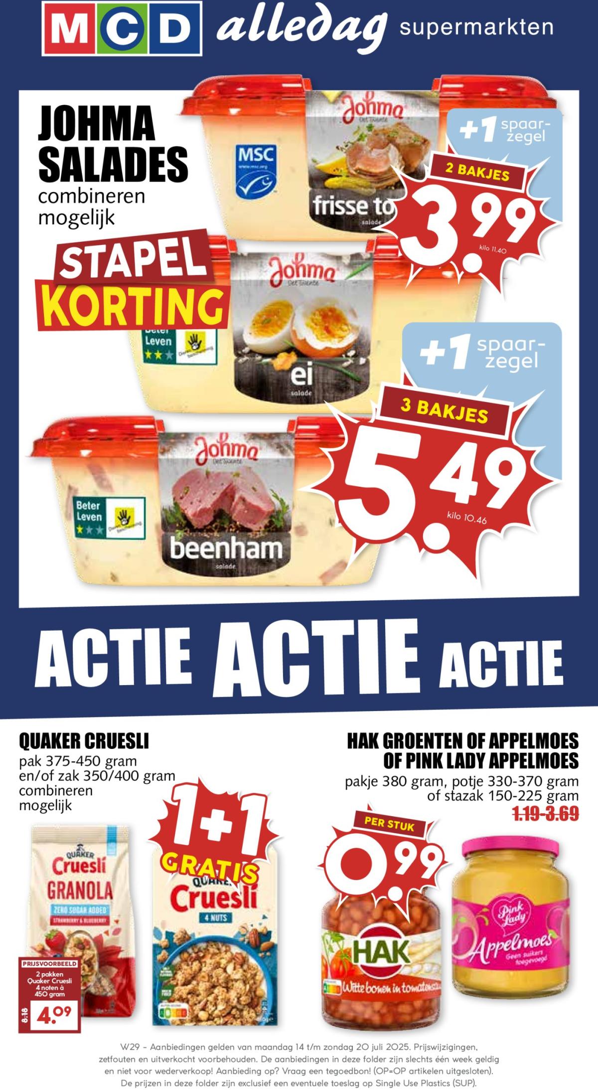 MCD folder geldig vanaf 14-07 t/m 20-07