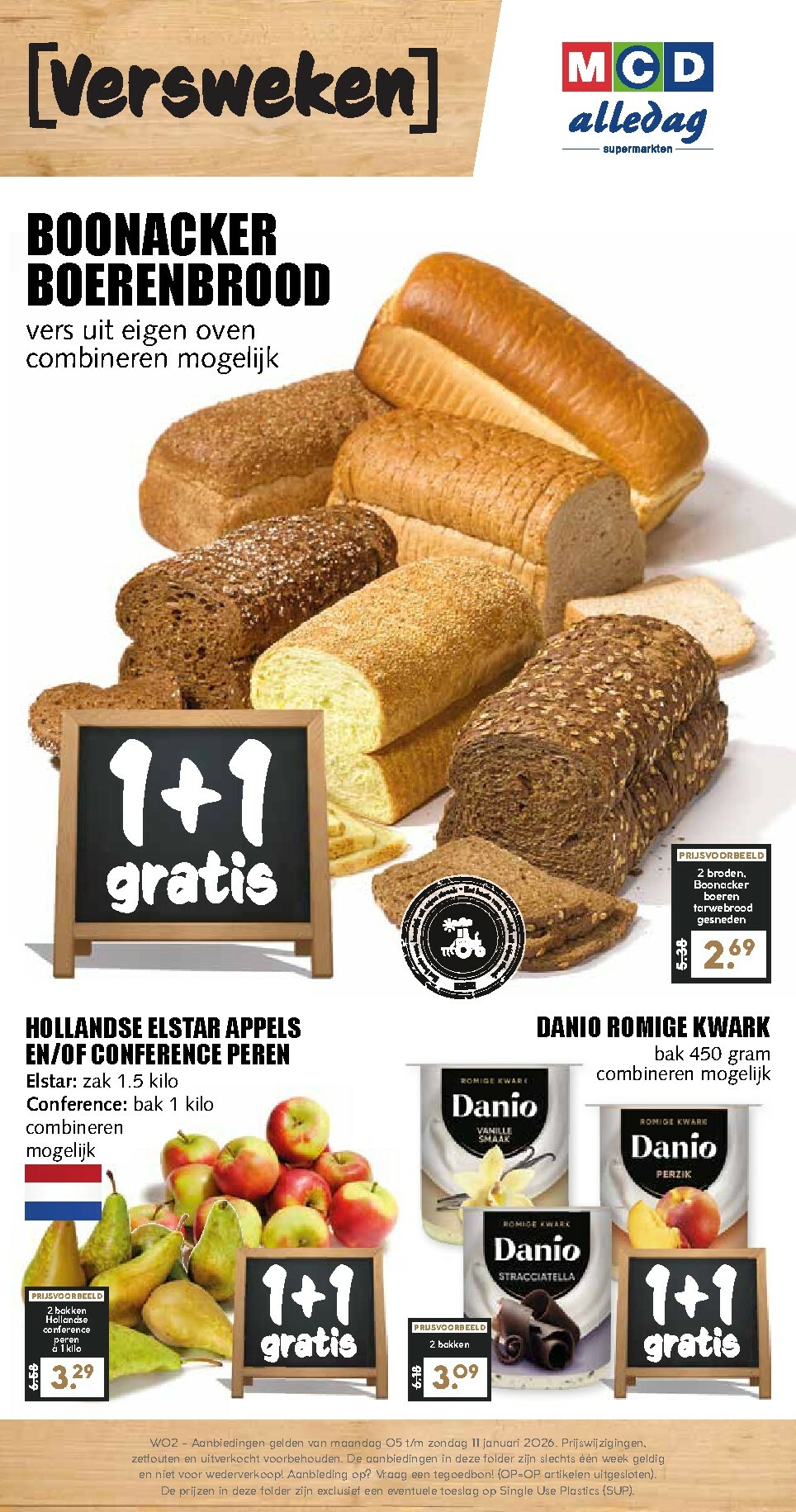 De MCD folder geldig vanaf 05-01 t/m 11-01