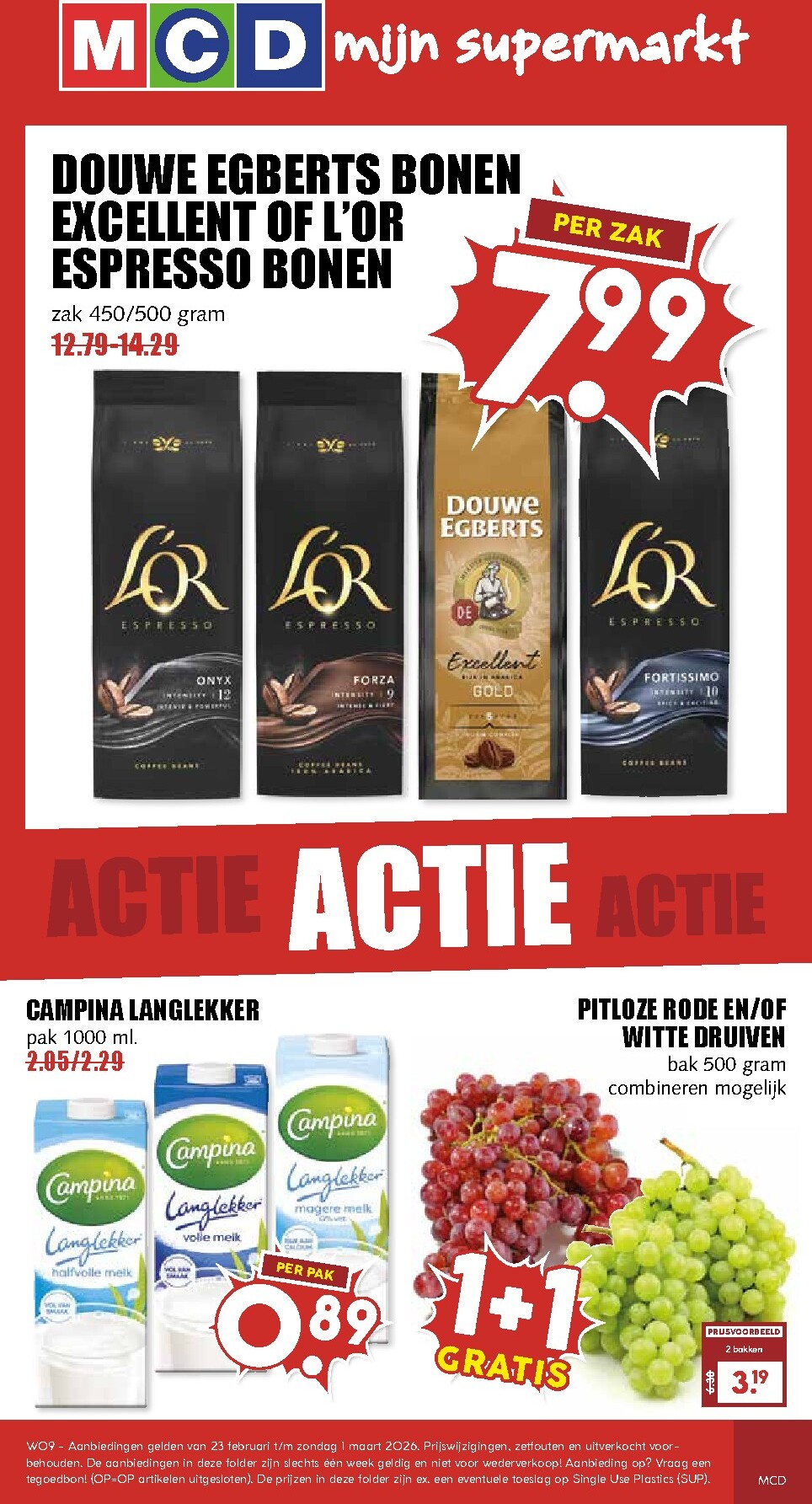 De MCD - Supermarkt folder geldig vanaf 23-02-2026 t/m 01-03-2026